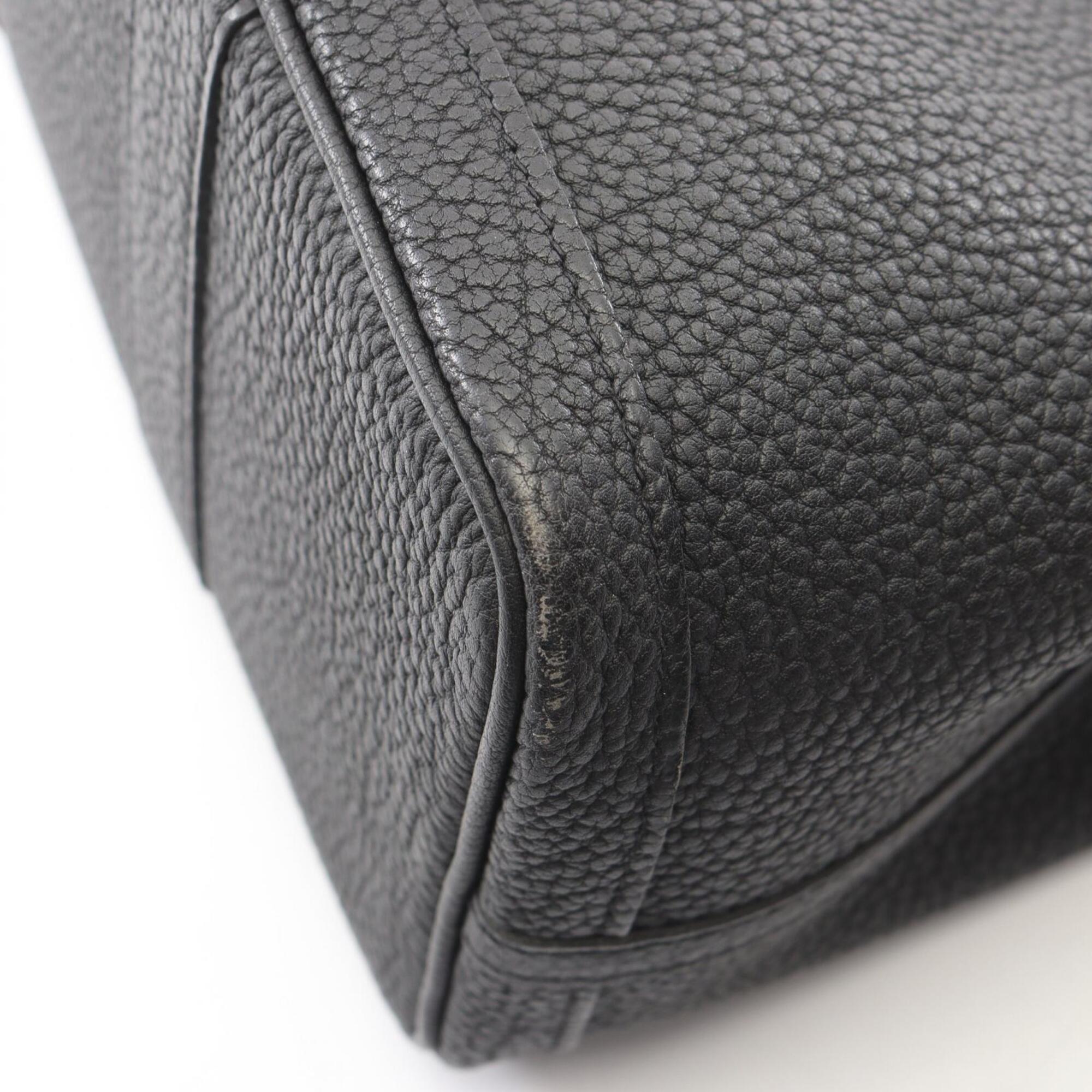 Hermes Black Negonda Leather Leather Handbag Tote Bag (Pre-Owned)