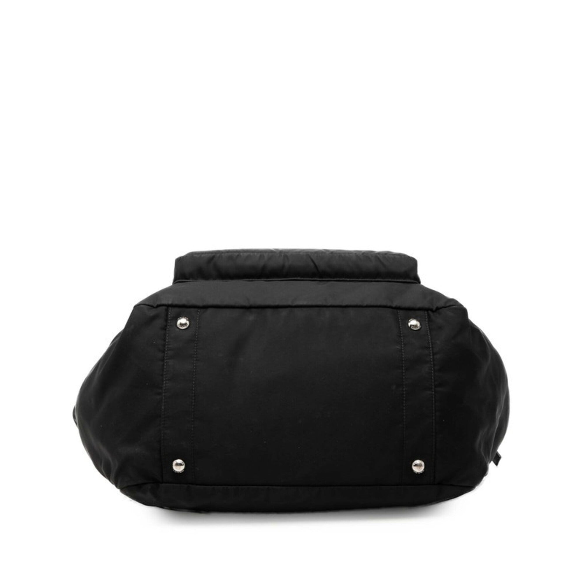 Prada Black Nylon Handbag Shoulder Bag (Pre-Owned)