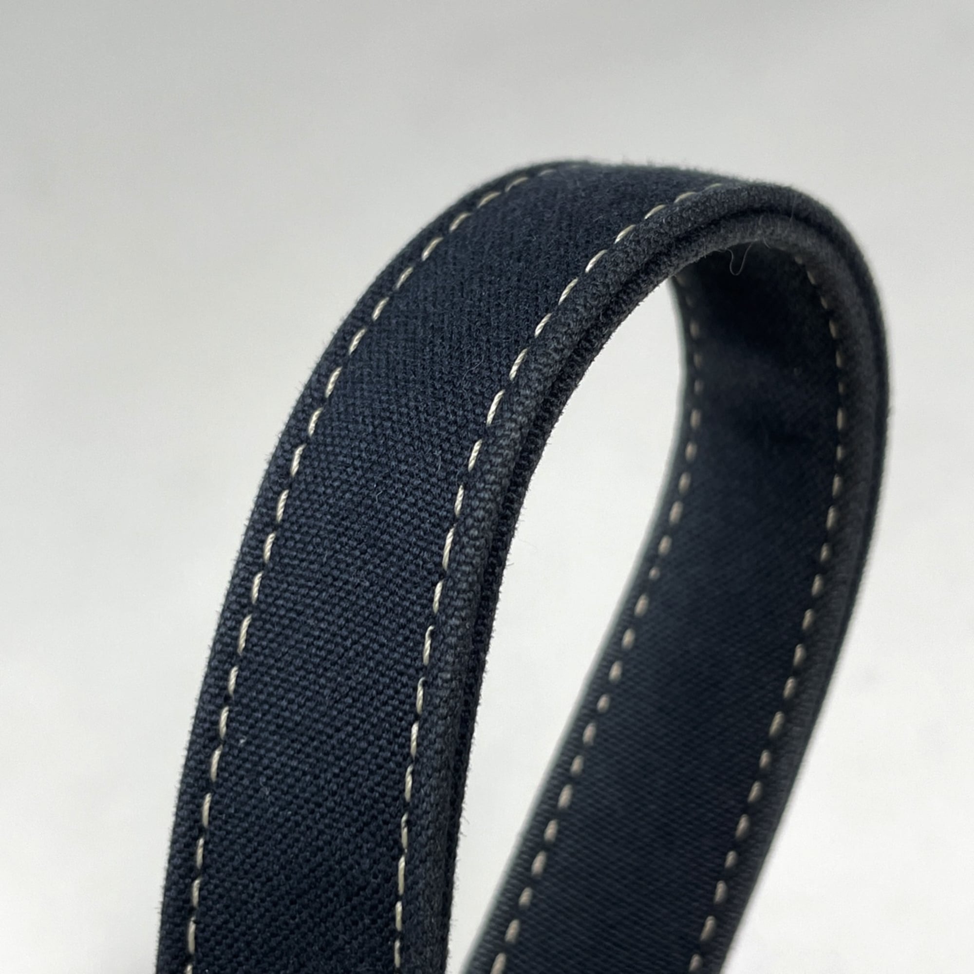 Fendi Navy Canvas Shoulder Bag (Pre-Owned)