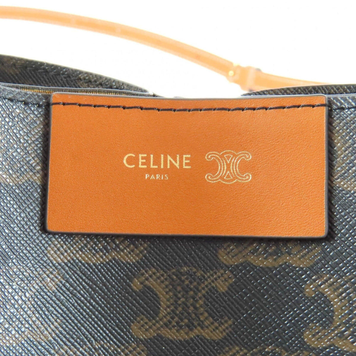 Celine Yellow Canvas Shoulder Bag (Pre-Owned)