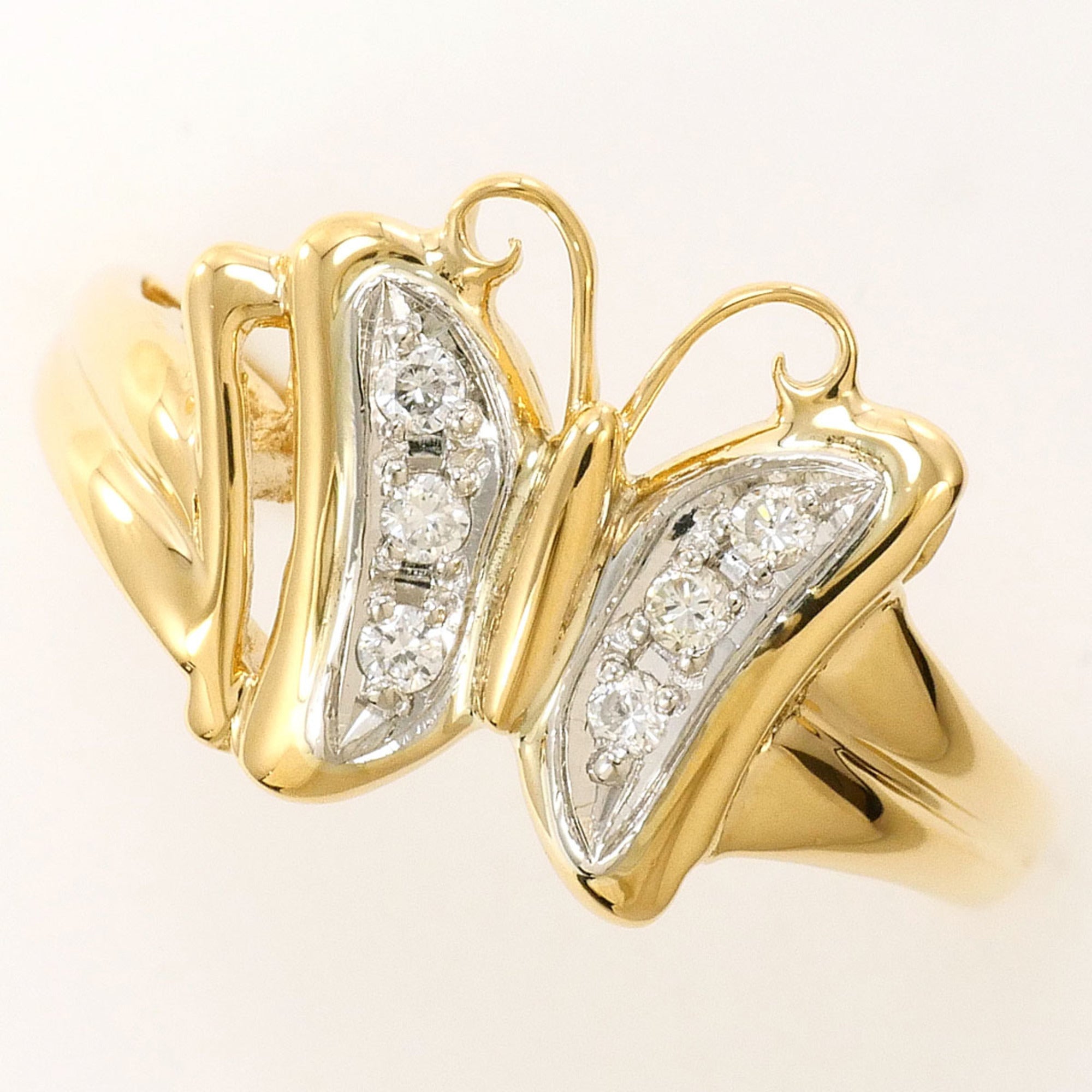 Unbranded Platinum Yellow Gold Yellow Gold (18K) Platinum 900 Band Ring (Pre-Owned)