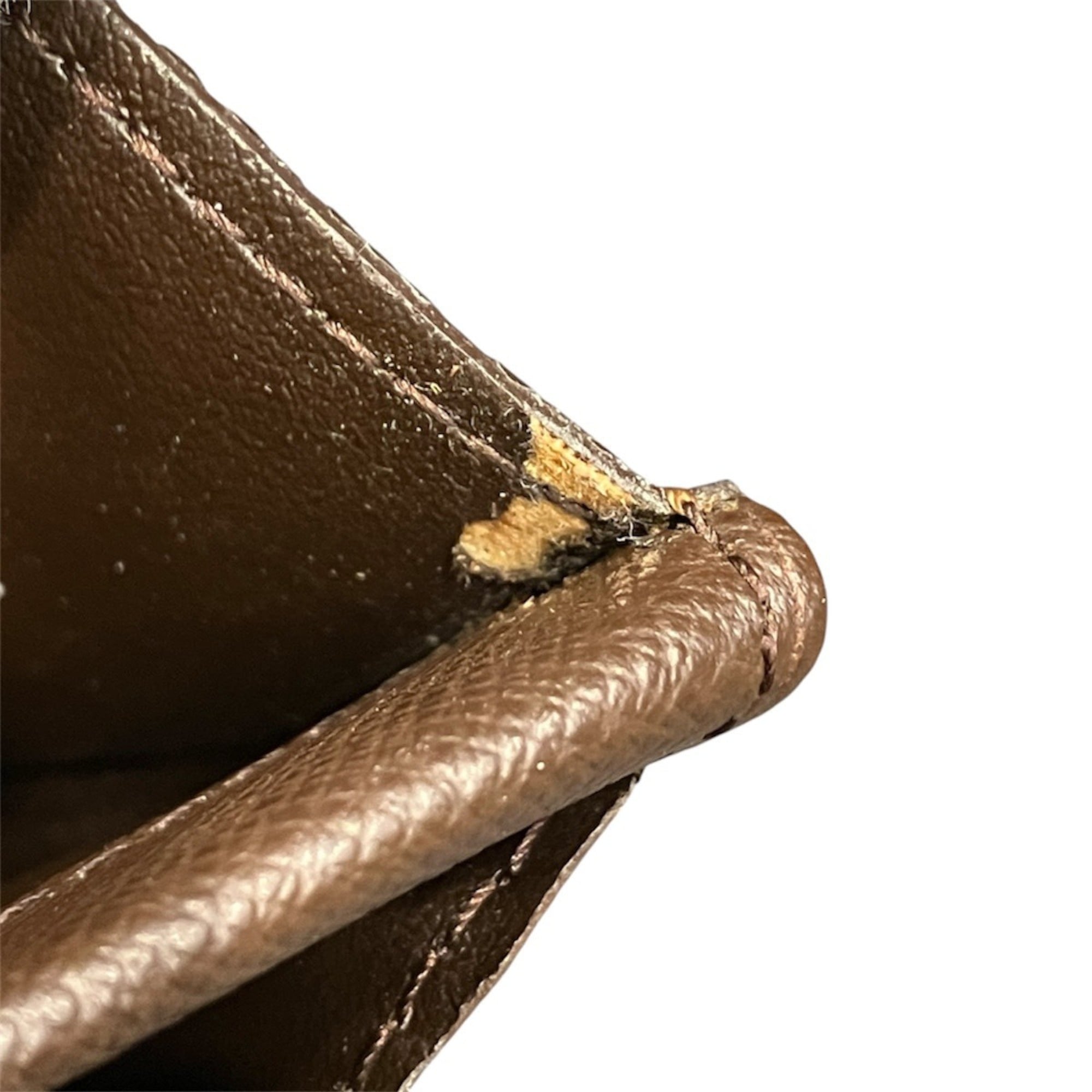 Louis Vuitton Brown Pvc Coin Purse/Coin Case (Pre-Owned)