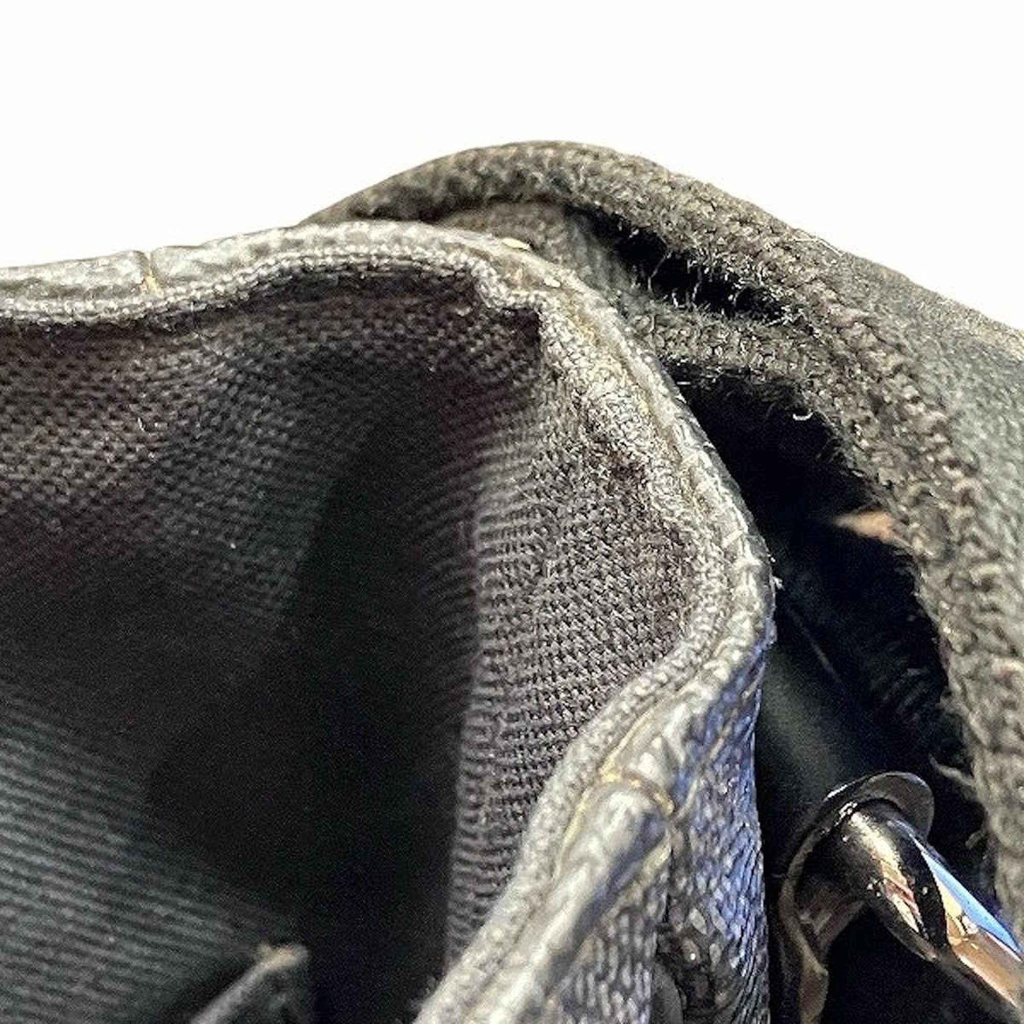 Louis Vuitton Black Pvc Leather Shoulder Bag (Pre-Owned)