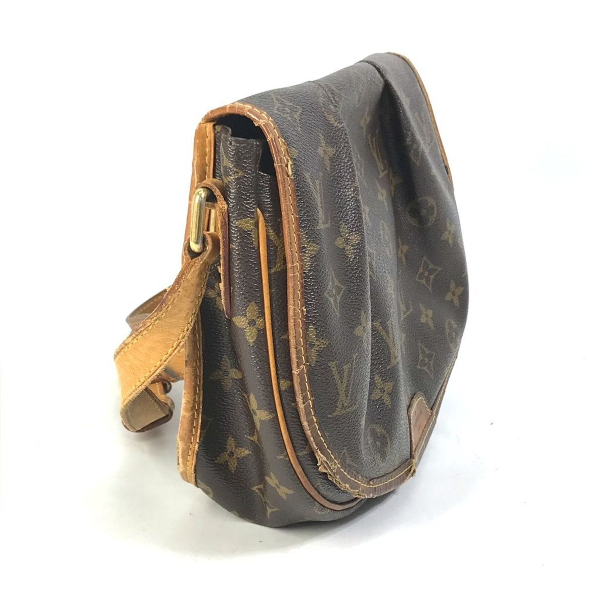 Louis Vuitton Brown Monogram Shoulder Bag (Pre-Owned)