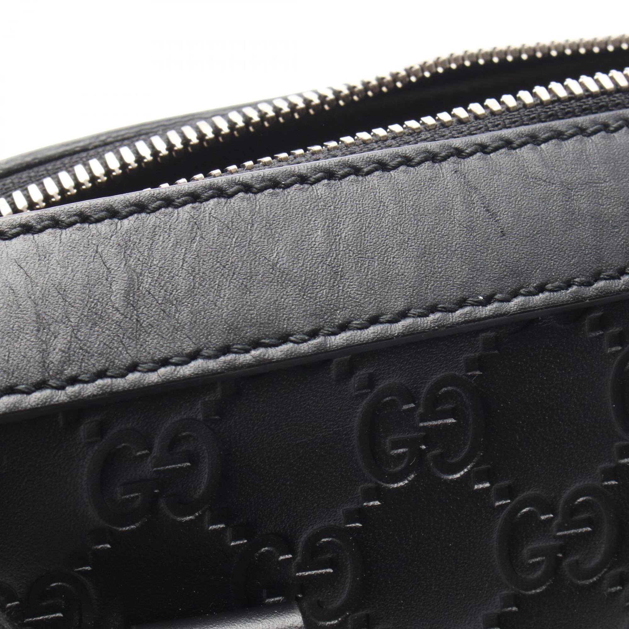 Gucci Black Leather Briefcase (Pre-Owned)