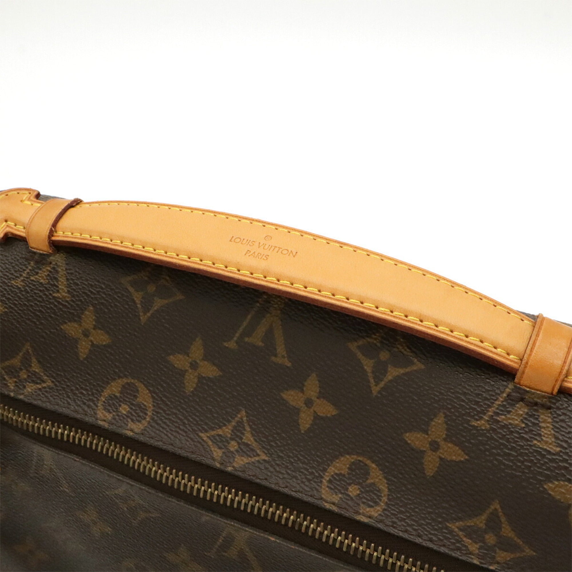 Louis Vuitton Brown Galle Monogram Monogram Clutch Bag Handbag Pochette Shoulder Bag (Pre-Owned)
