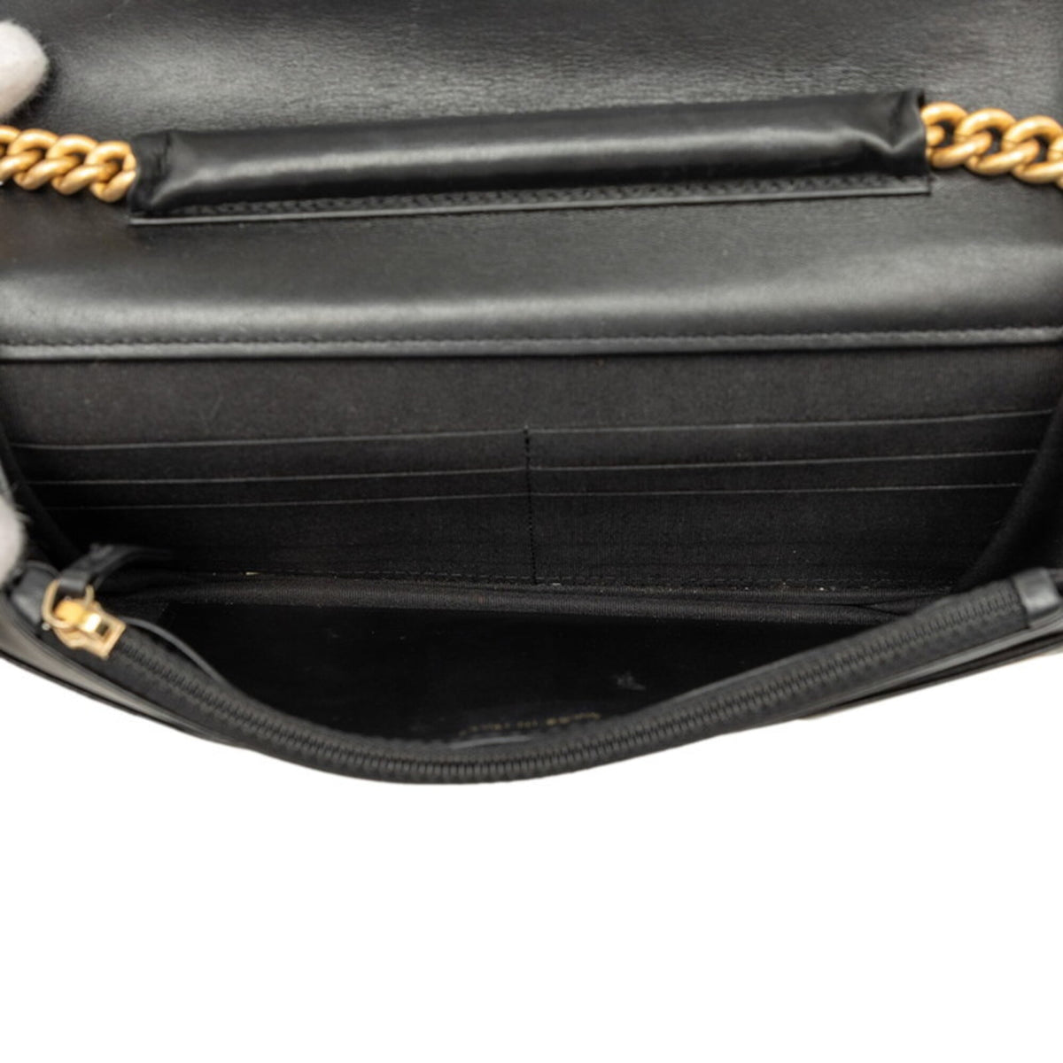 Chanel Black Grained Calfskin Shoulder Bag (Pre-Owned)