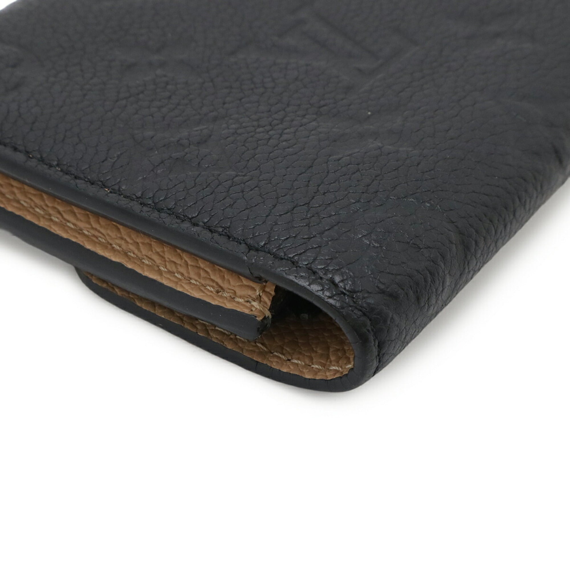 Louis Vuitton Monogram Empreinte Black Noir Monogram Empreinte Long Wallet (Bi-Fold) (Pre-Owned)