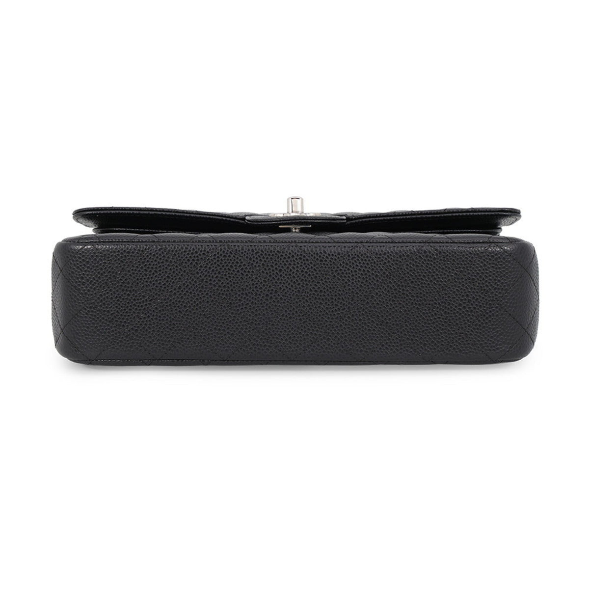 Chanel Matelasse Black Grained Calfskin Handbag Shoulder Bag (Pre-Owned)