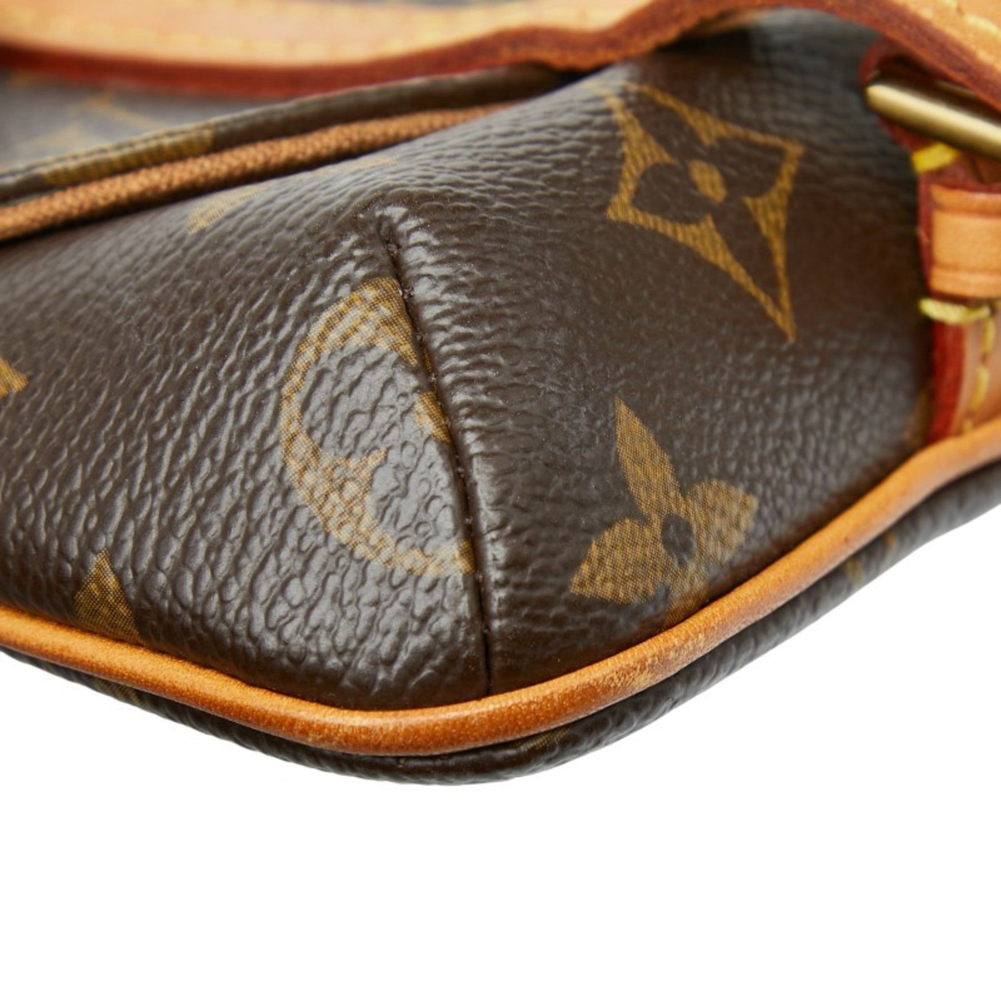 Louis Vuitton Brown Pvc Leather Fanny Pack Pochette (Pre-Owned)