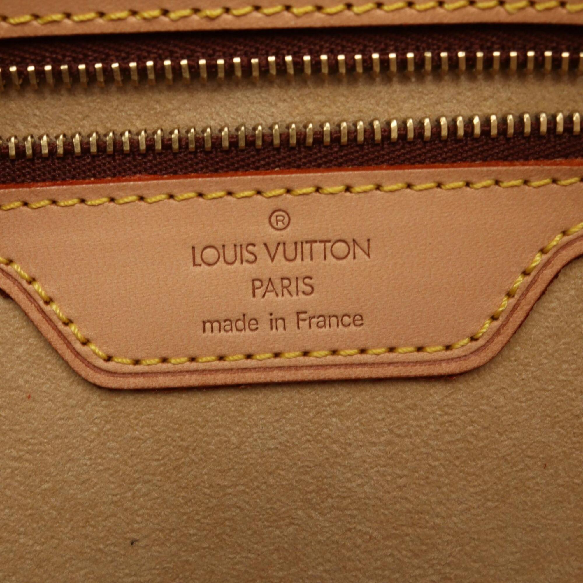 Louis Vuitton Brown Coated Canvas Pvc Monogram Leather Handbag Shoulder Bag (Pre-Owned)