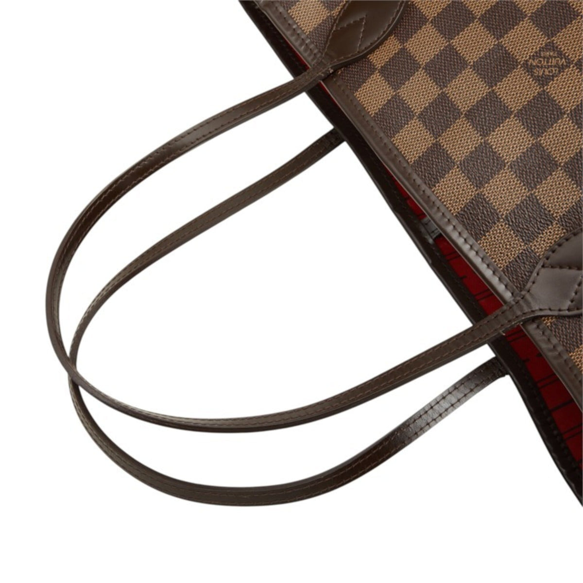 Louis Vuitton Brown Damier Canvas Ebene Pvc Leather Shoulder Bag Tote Bag (Pre-Owned)