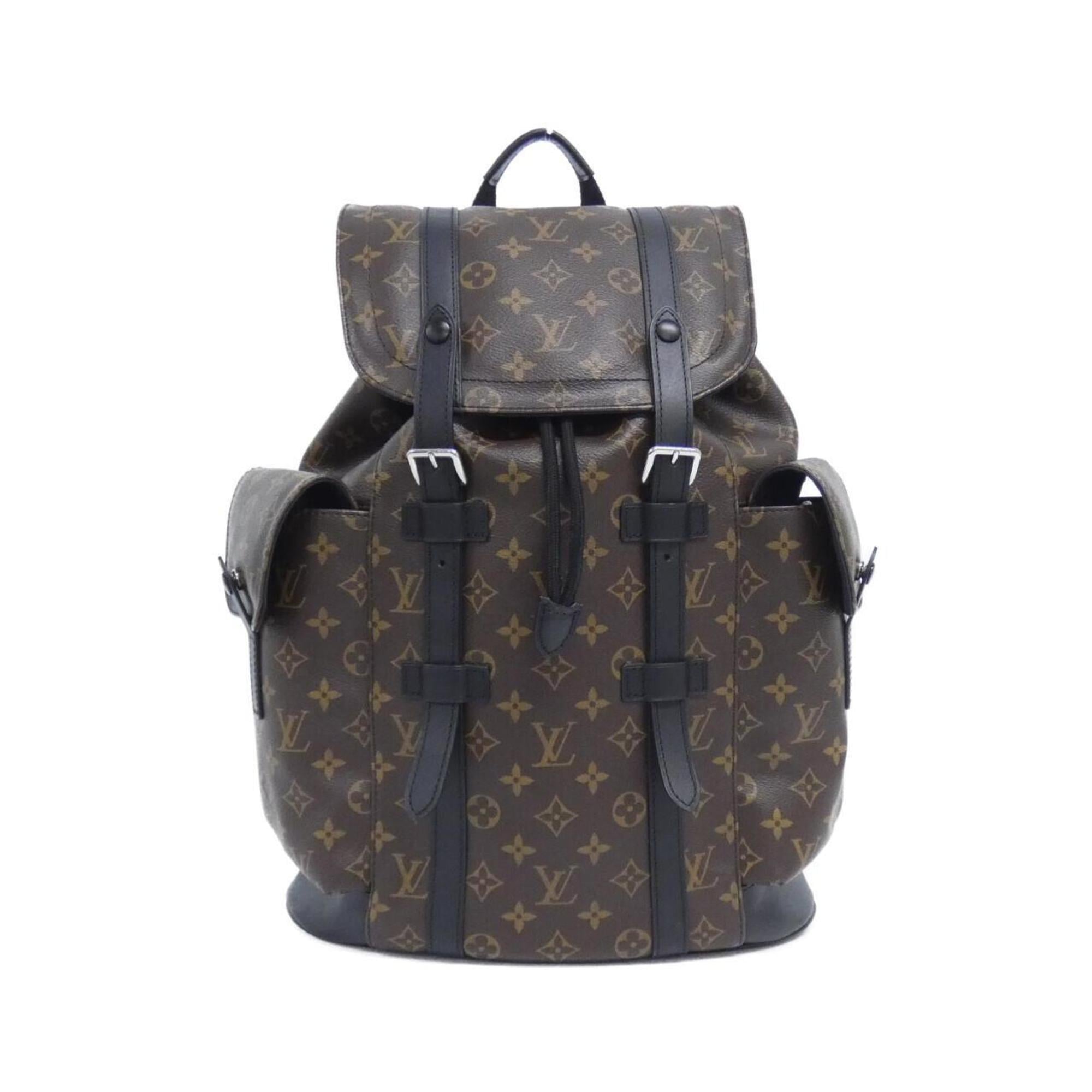 Louis Vuitton Monogram Macassar Marron Monogram Macassar Monogram Backpack (Pre-Owned)