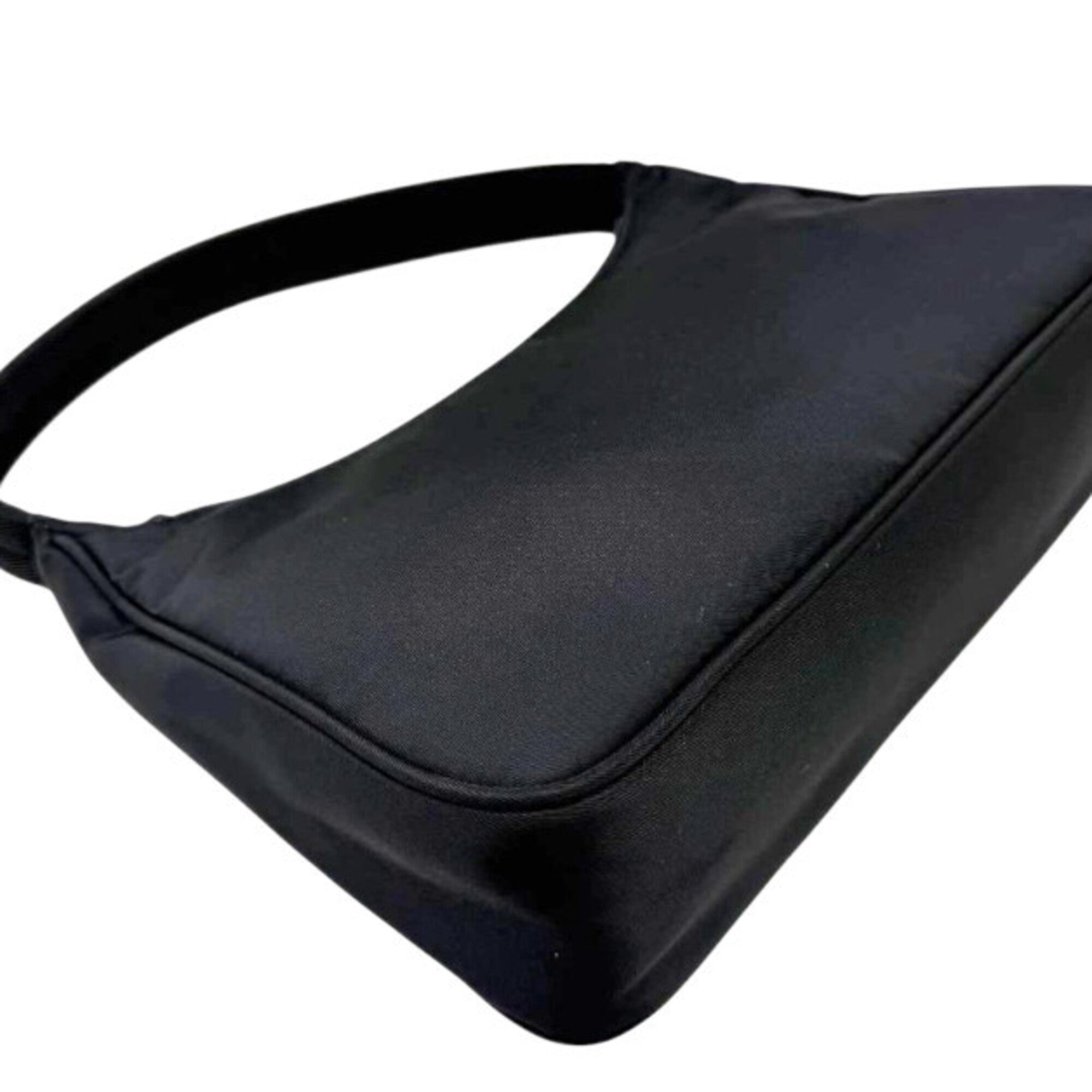 Prada Black Nylon Handbag Pouch Shoulder Bag (Pre-Owned)