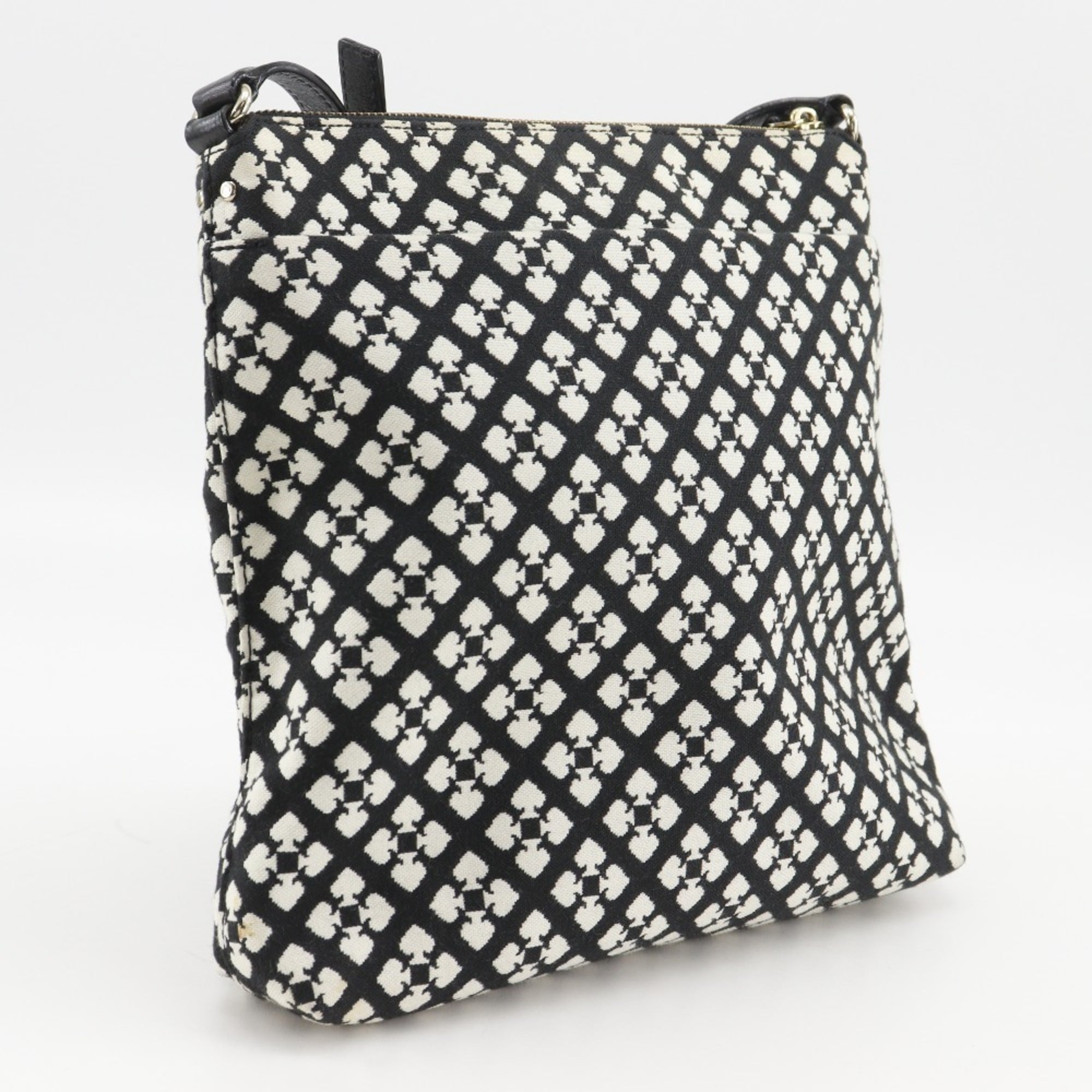 Kate Spade Black Canvas Shoulder Bag (Pre-Owned)