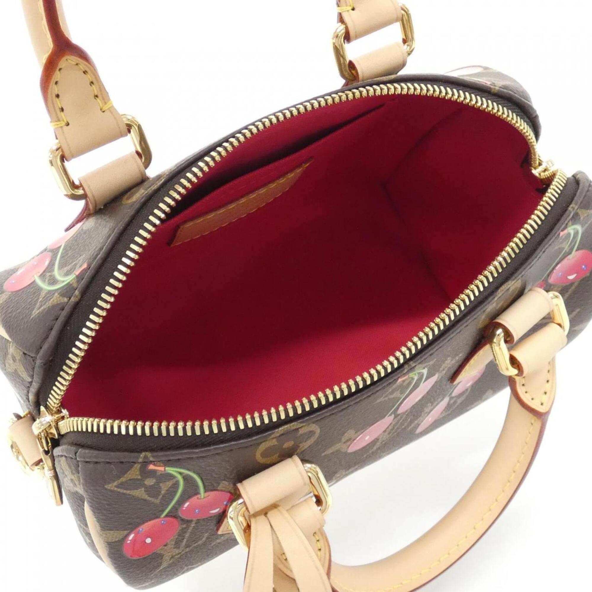 Louis Vuitton Marron Coated Canvas Boston Bag (Pre-Owned)