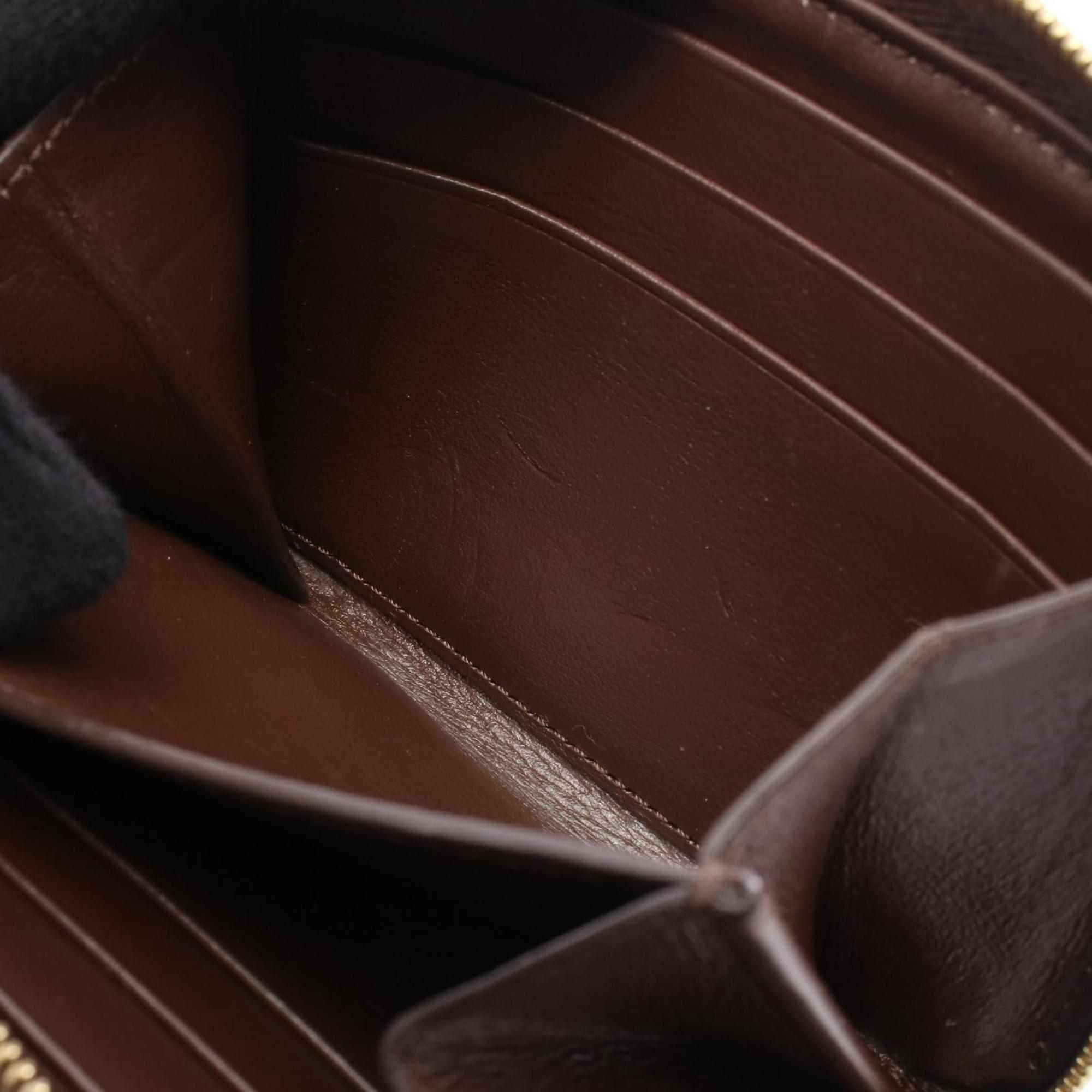 Celine Brown Leather Coin Purse/Coin Case (Pre-Owned)