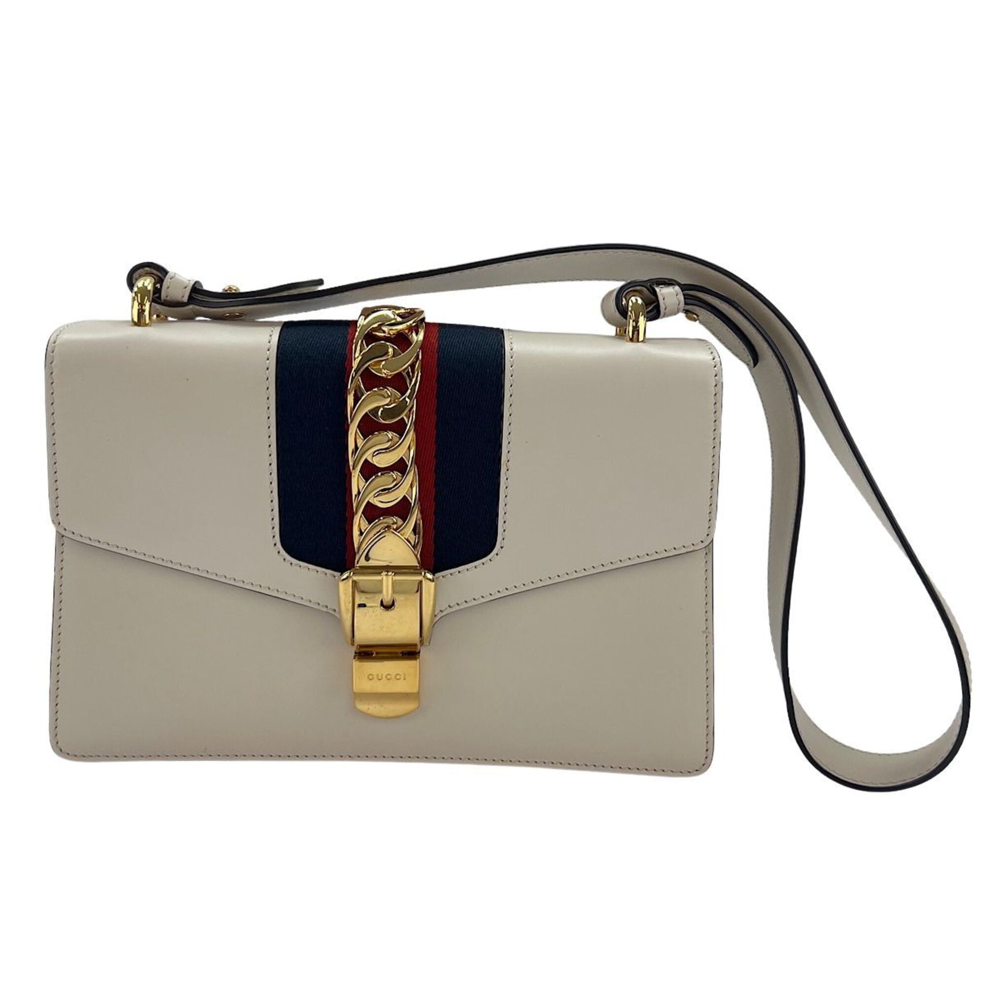 Gucci White Shoulder Bag (Pre-Owned)