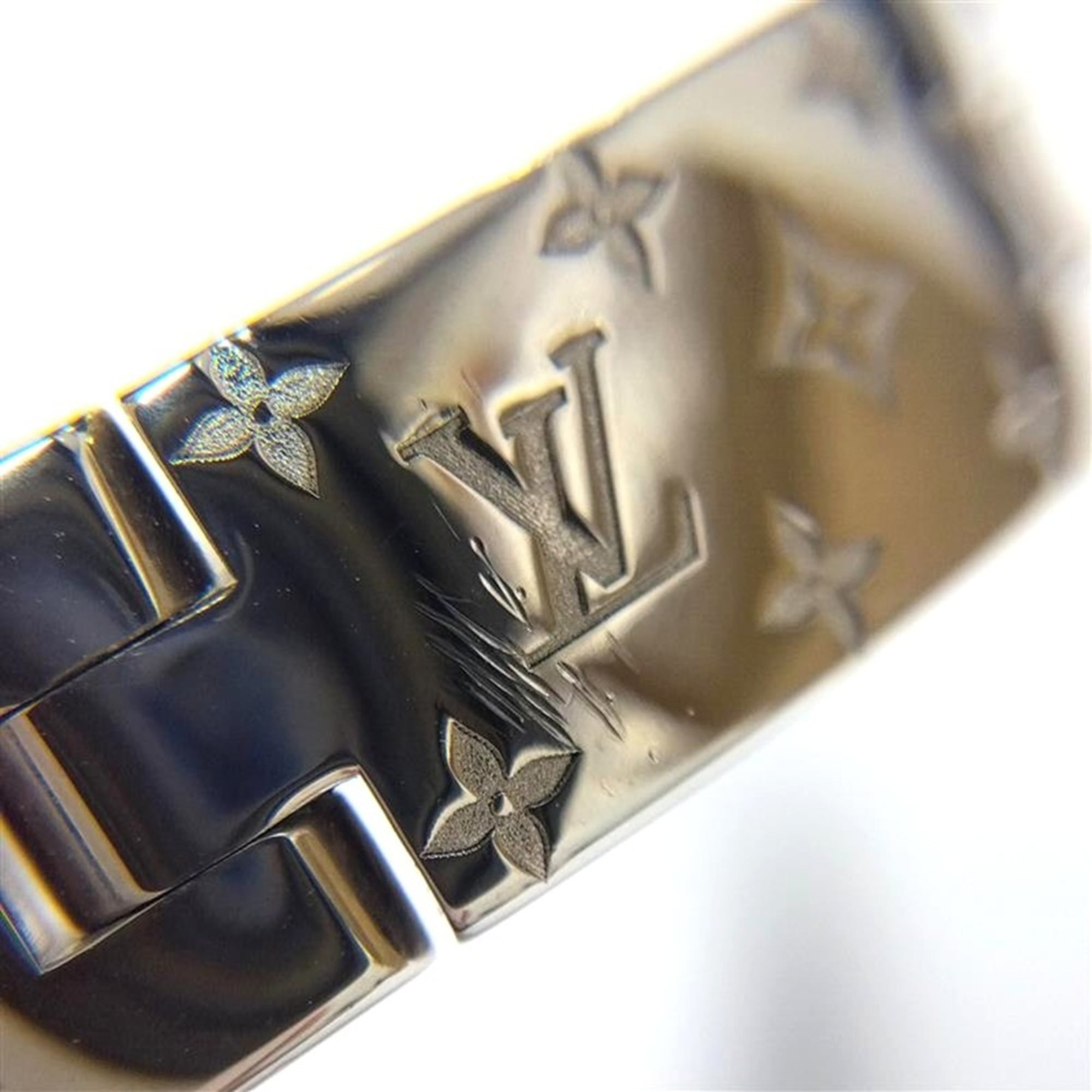Louis Vuitton Silver Cuff Bracelet (Pre-Owned)