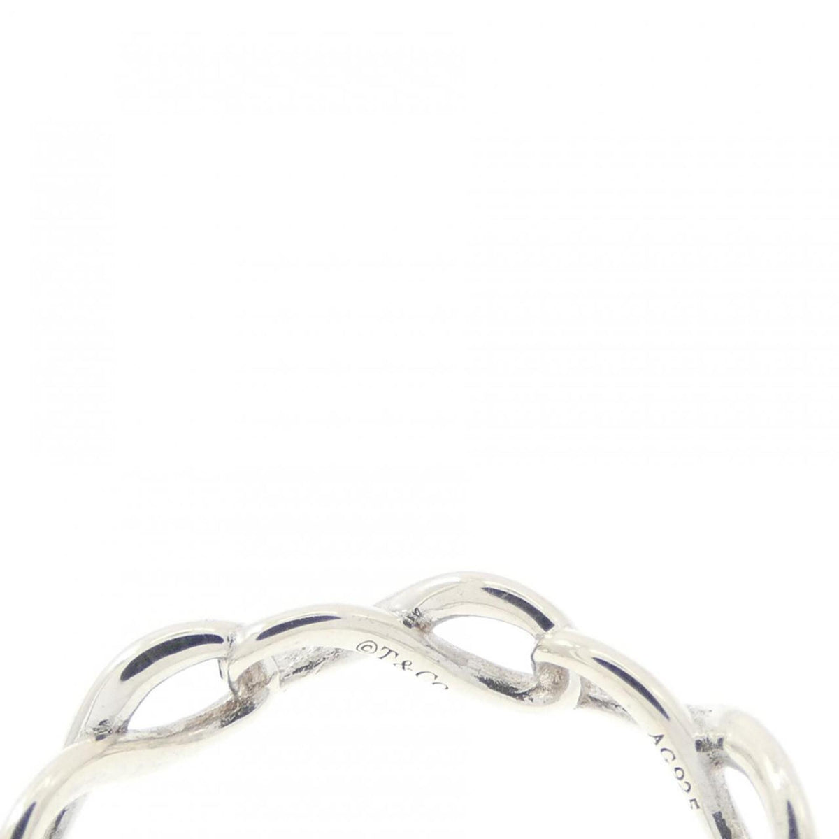 Tiffany Silver 925 Band Ring (Pre-Owned)