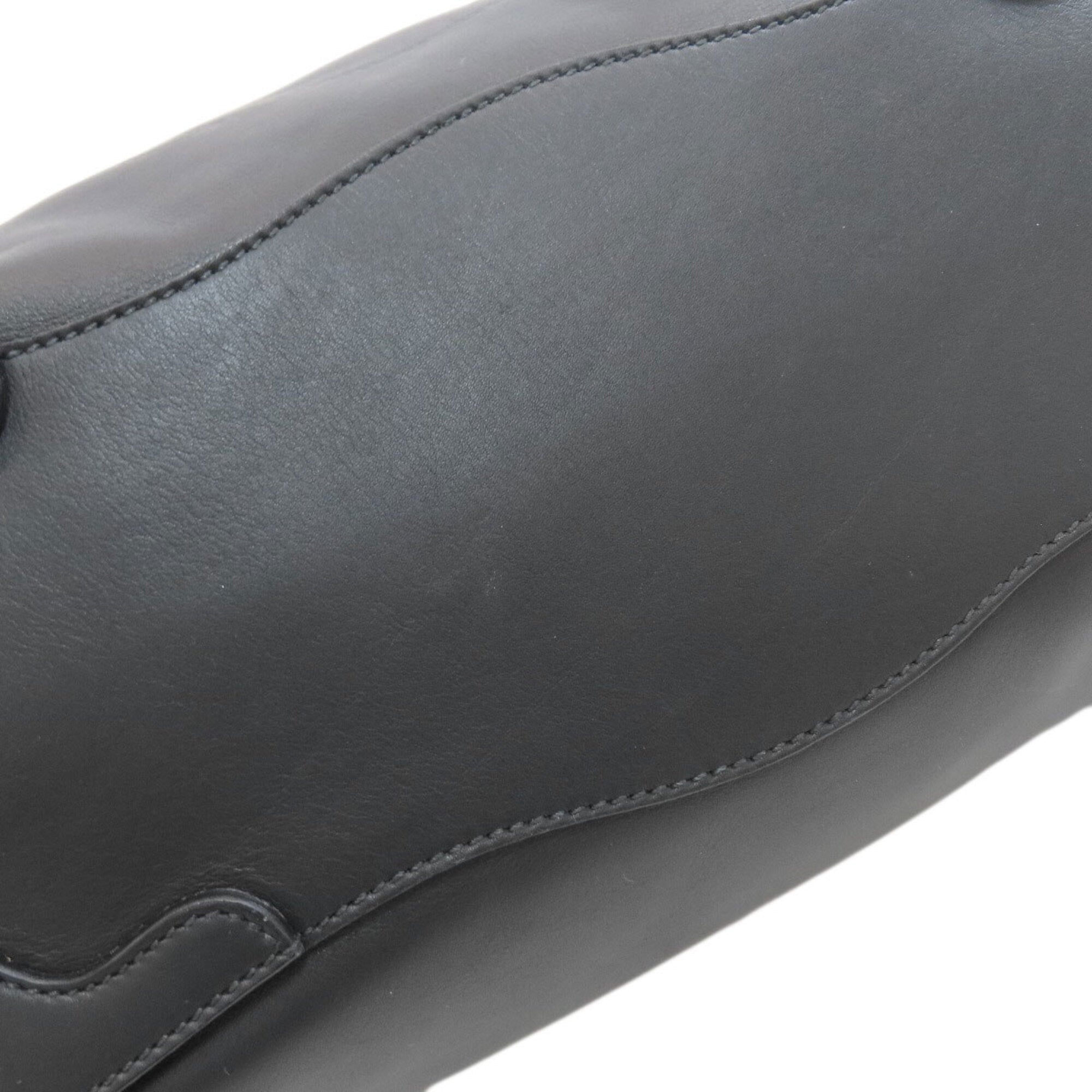 Prada Black Leather Boston Bag (Pre-Owned)