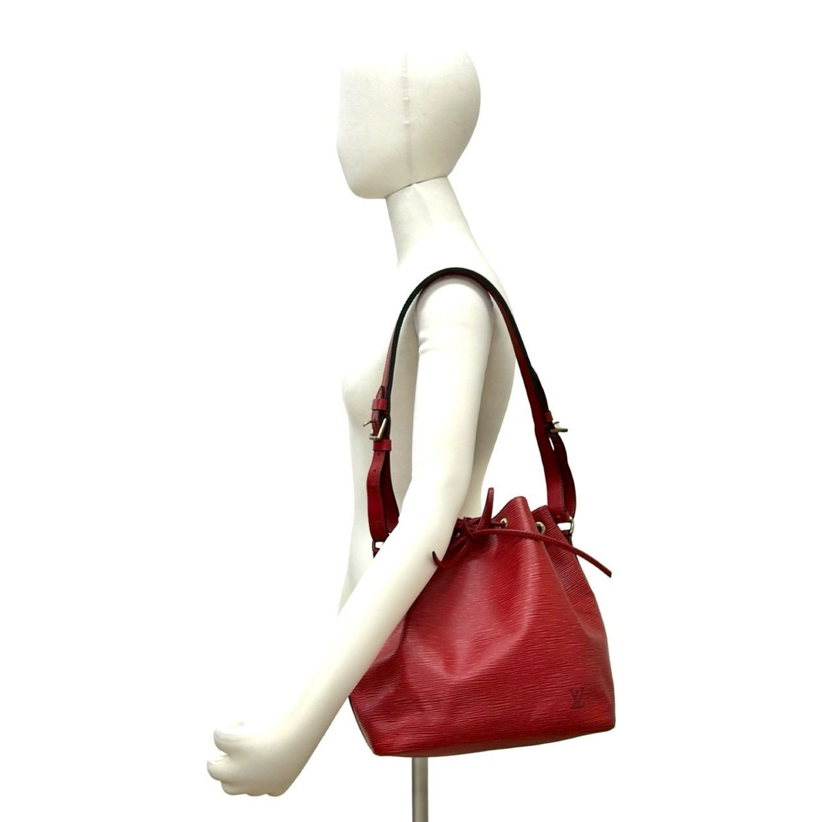 Louis Vuitton Red Color Epi Leather Shoulder Bag (Pre-Owned)