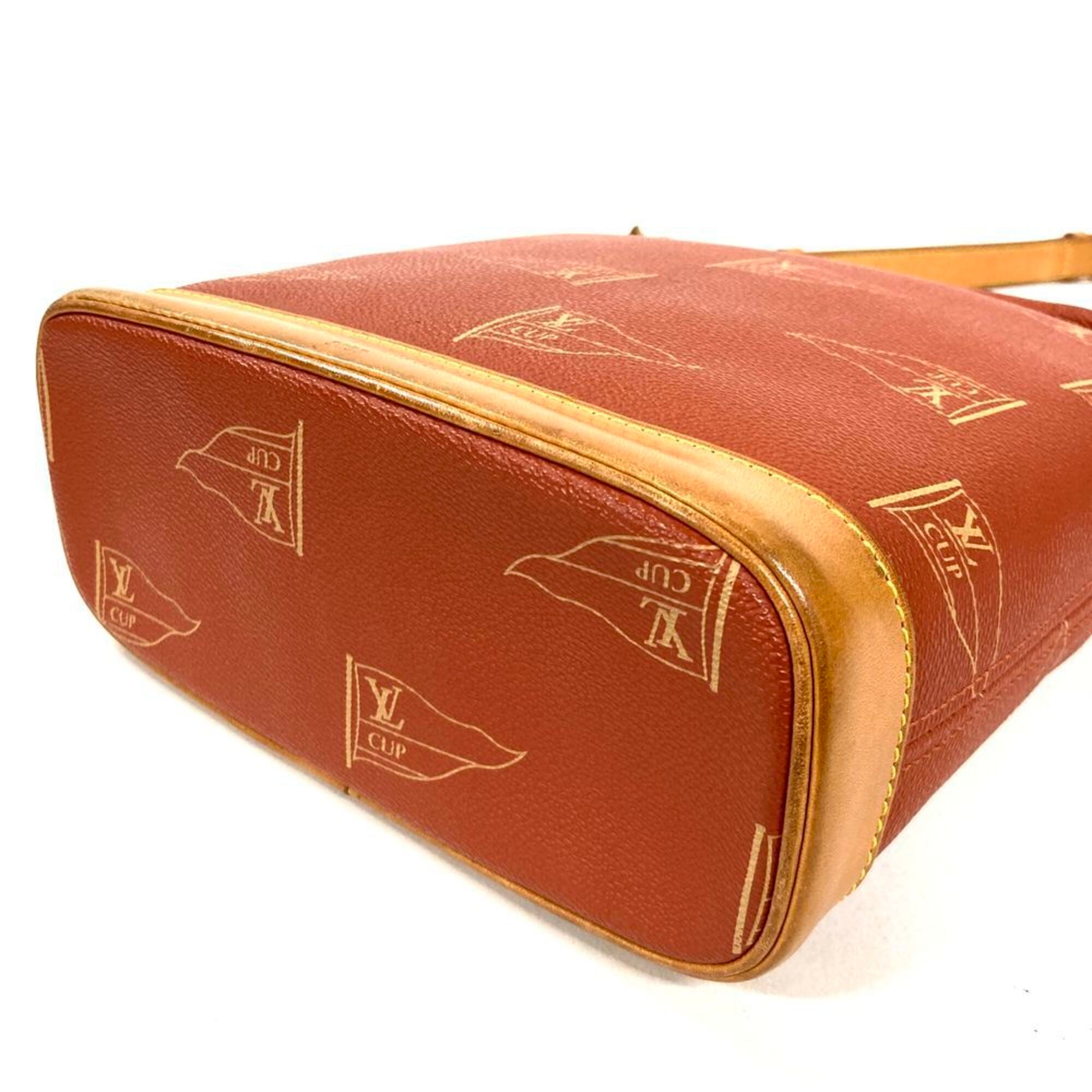 Louis Vuitton Brown Pvc Shoulder Bag (Pre-Owned)