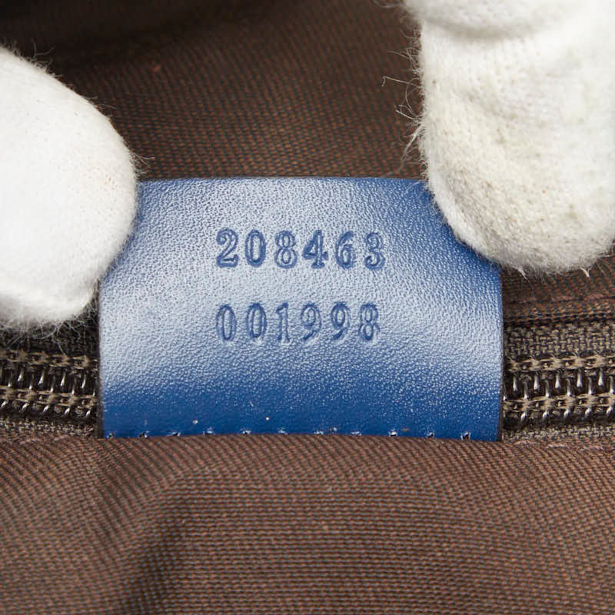 Gucci Blue Leather Shoulder Bag (Pre-Owned)