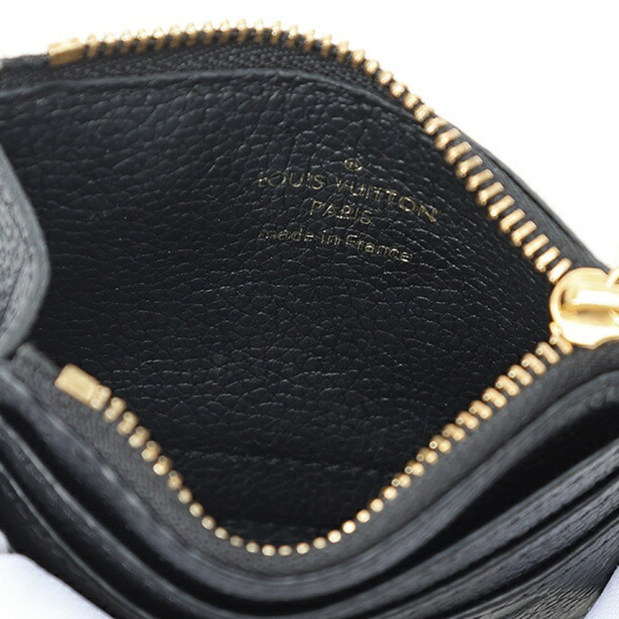 Louis Vuitton Black Monogram Empreinte Leather Coin Purse/Coin Case (Pre-Owned)