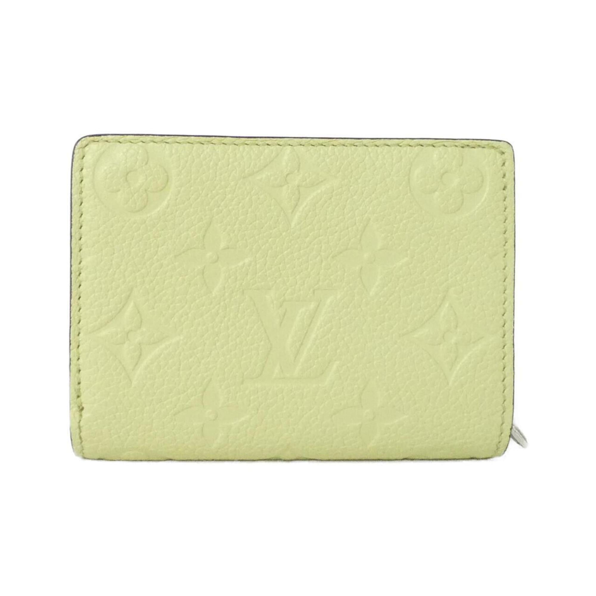 Louis Vuitton Green Vert Leather Wallet (Bi-Fold) (Pre-Owned)