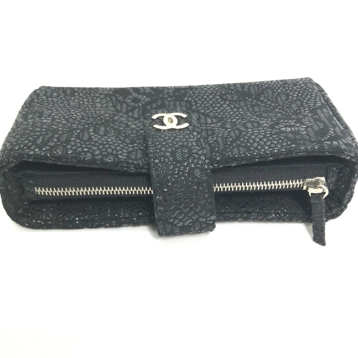 Chanel Black Leather Pouch (Pre-Owned)