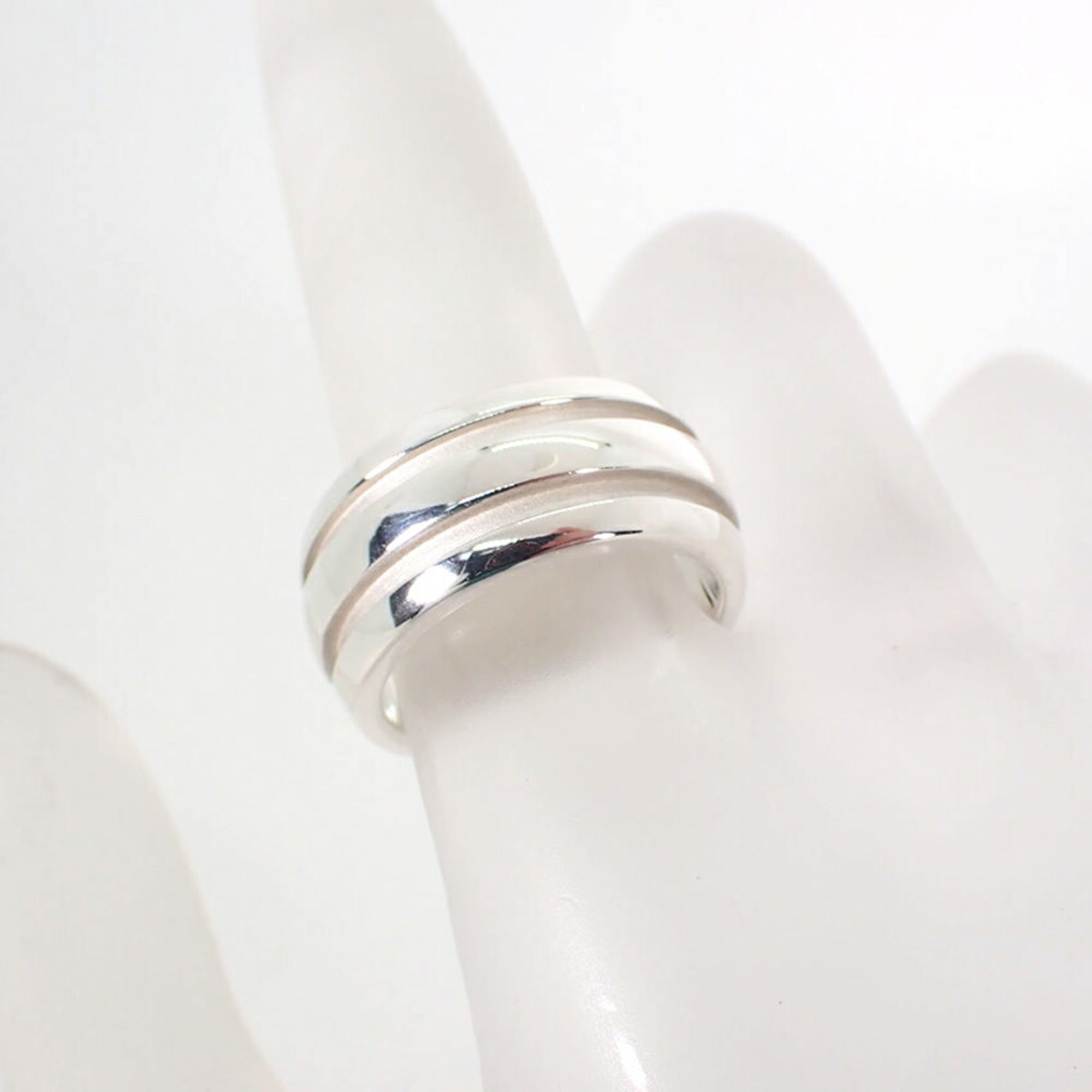 Tiffany Sterling Silver 925 Band Ring (Pre-Owned)
