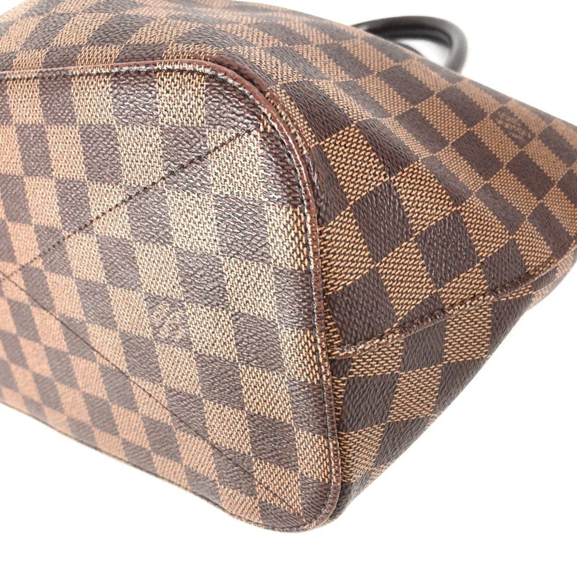Louis Vuitton Brown Damier Canvas Handbag Tote Bag (Pre-Owned)