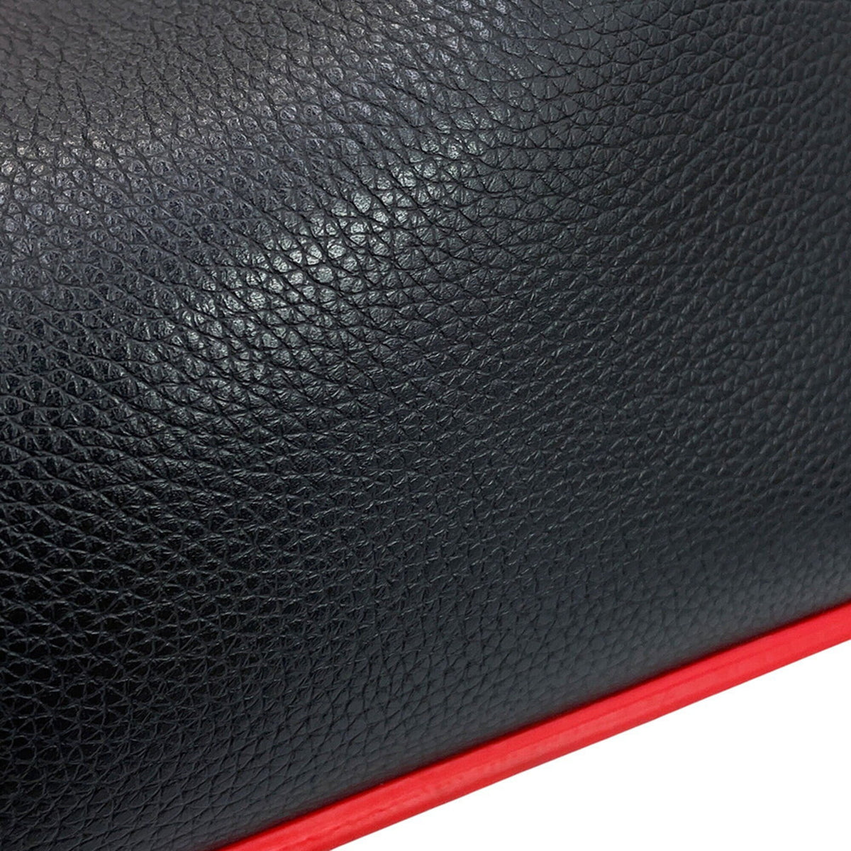 Christian Louboutin Black Leather Handbag Tote Bag (Pre-Owned)