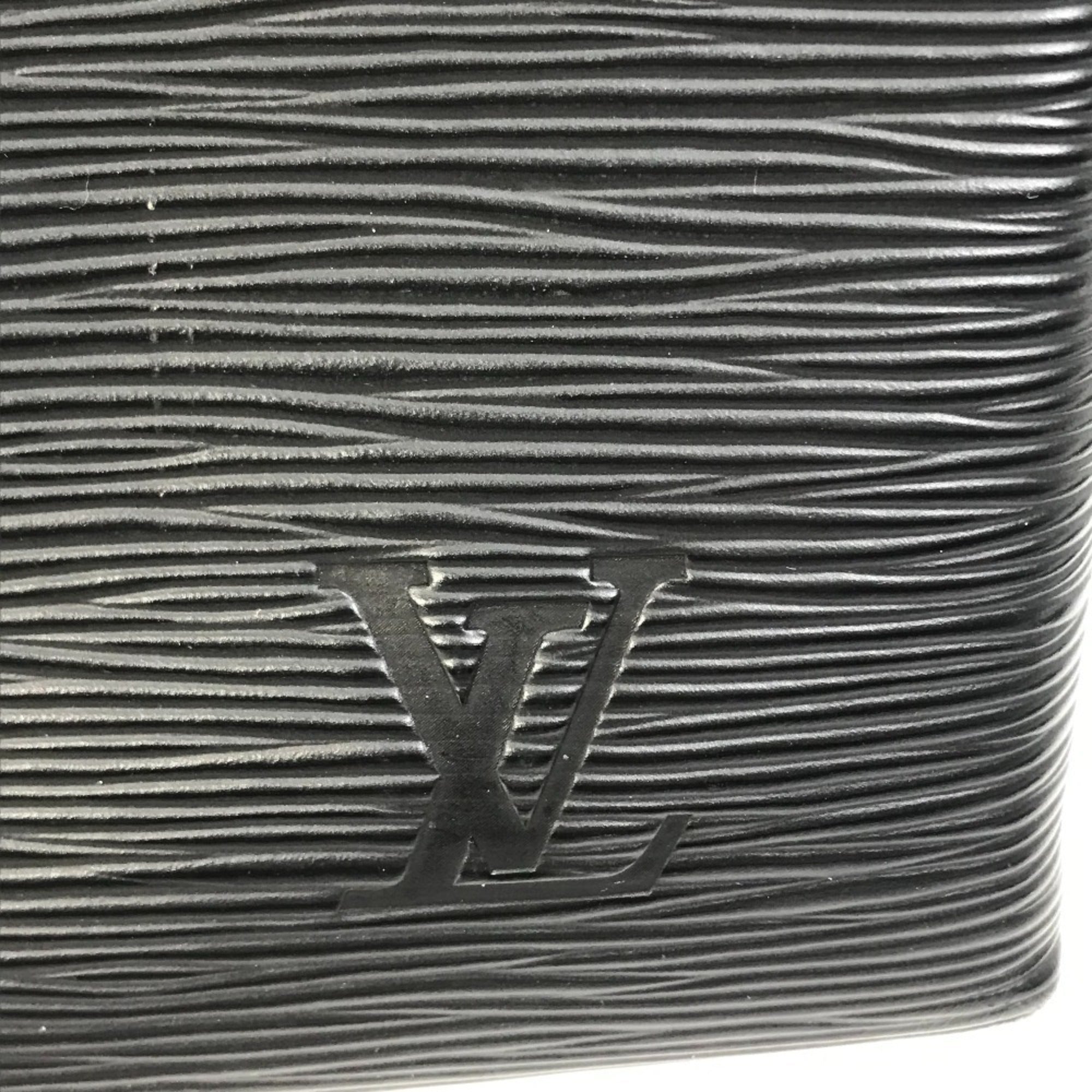 Louis Vuitton Epi Black Epi Leather Handbag Shoulder Bag Tote Bag (Pre-Owned)