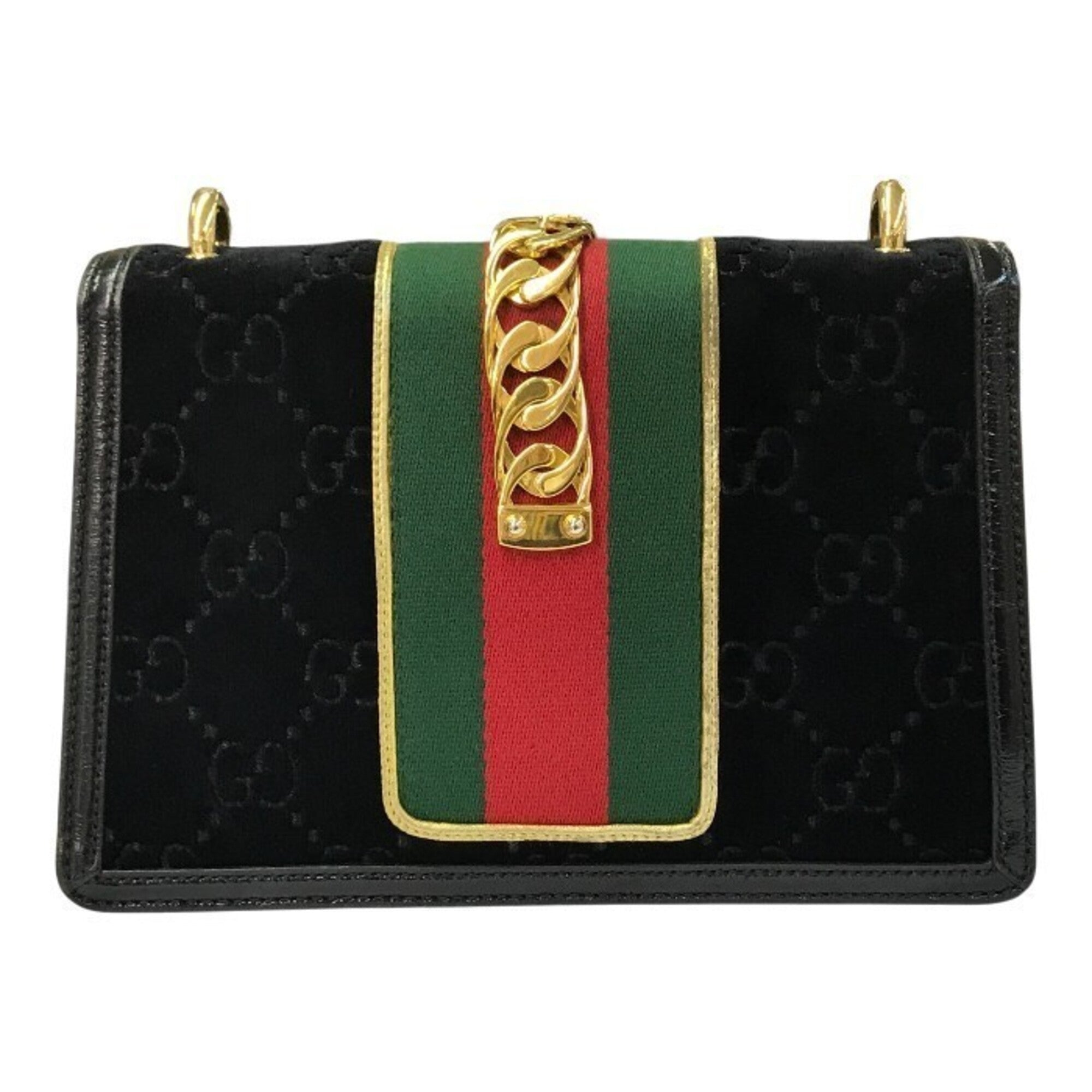 Gucci Black Leather Shoulder Bag (Pre-Owned)
