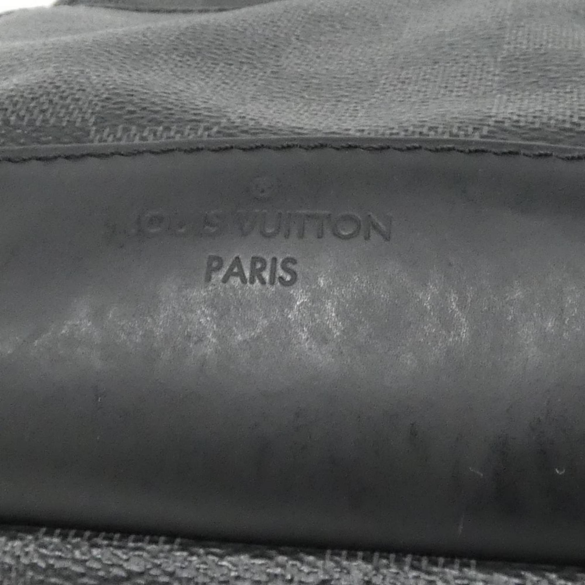 Louis Vuitton Graphite Coated Canvas Shoulder Bag (Pre-Owned)