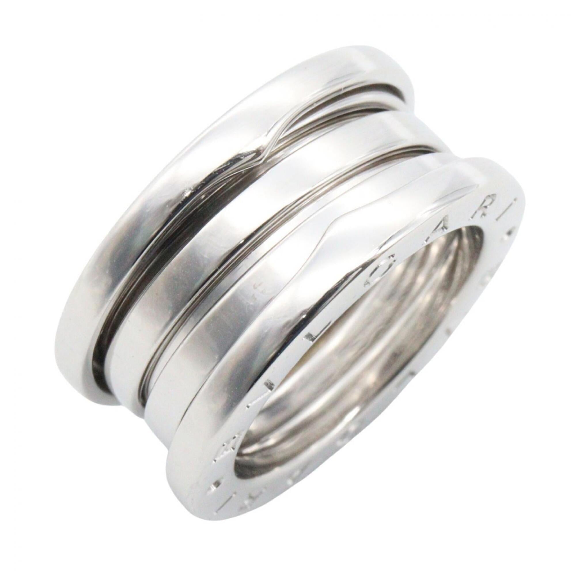 Bvlgari Silver White Gold (18K) Band Ring (Pre-Owned)
