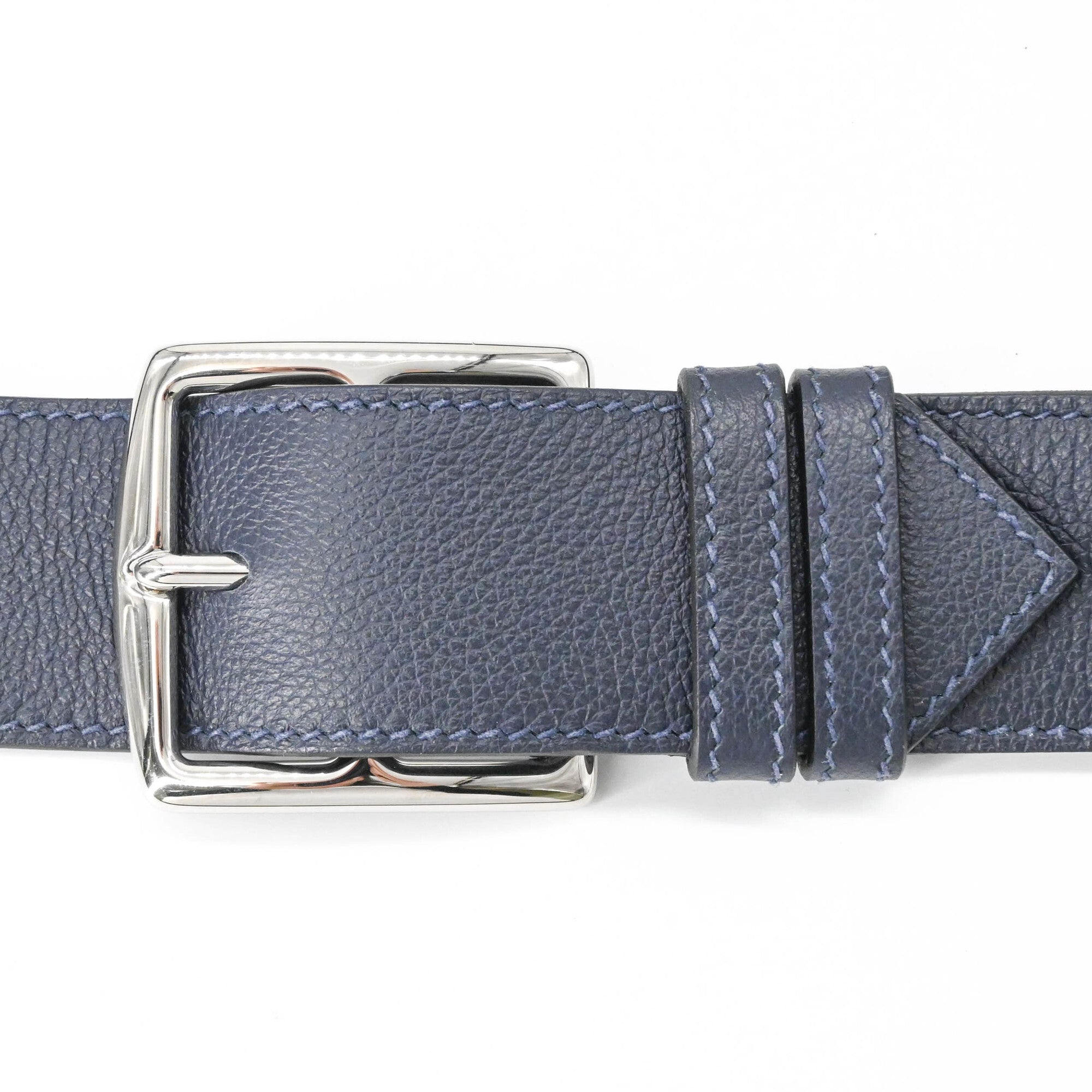 Hermes Navy Evercalf Leather Sling Bag (Pre-Owned)