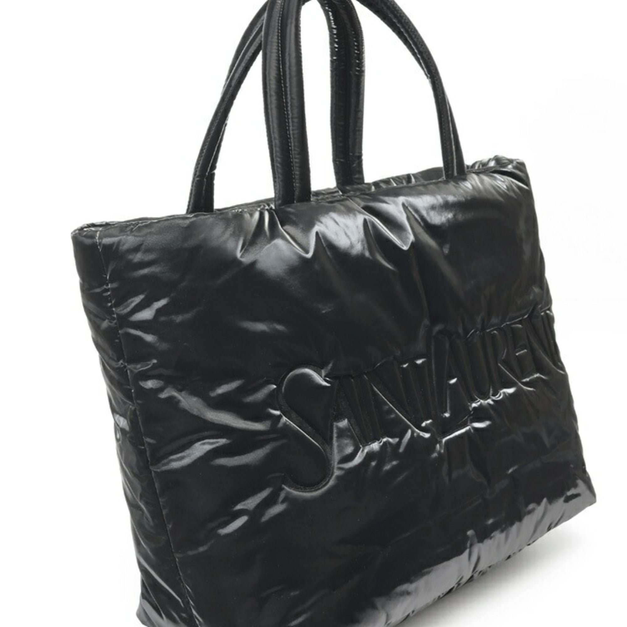 Saint Laurent Black Nylon Tote Bag (Pre-Owned)