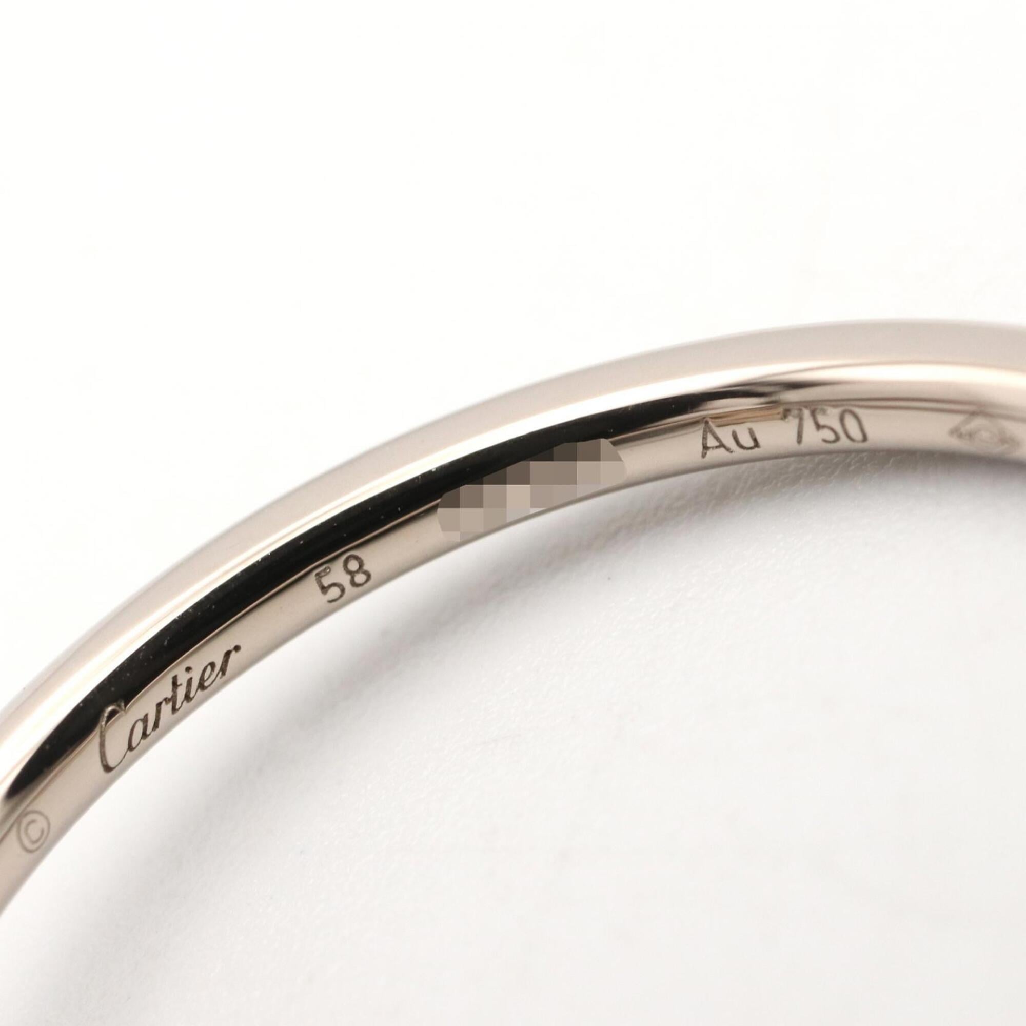 Cartier Silver White Gold (18K) Band Ring (Pre-Owned)