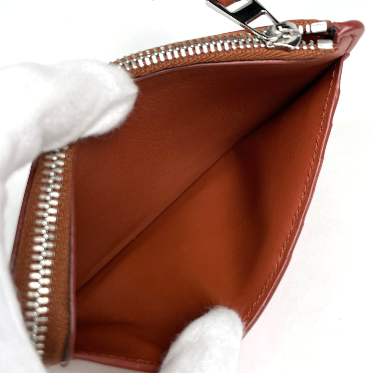 Loewe Brown Leather Coin Purse/Coin Case (Pre-Owned)