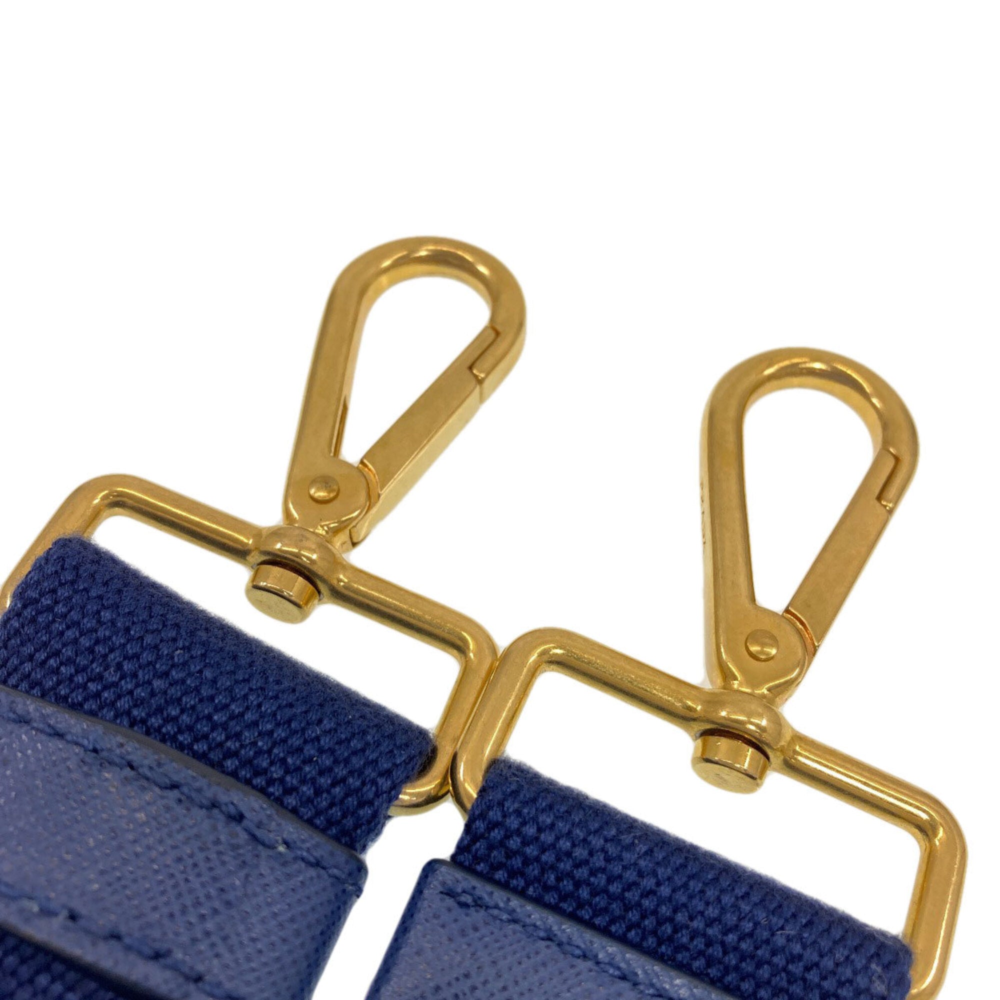 Prada Blue Canvas Handbag (Pre-Owned)