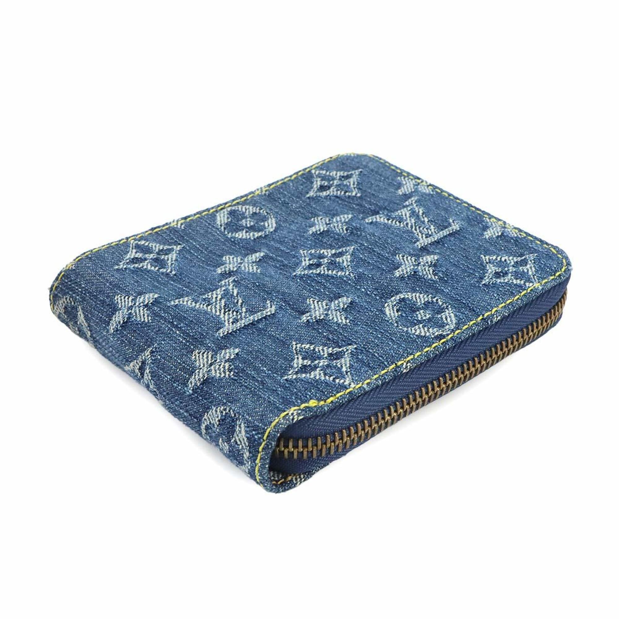 Louis Vuitton Blue Monogram Monogram Denim Canvas Wallet (Bi-Fold) (Pre-Owned)