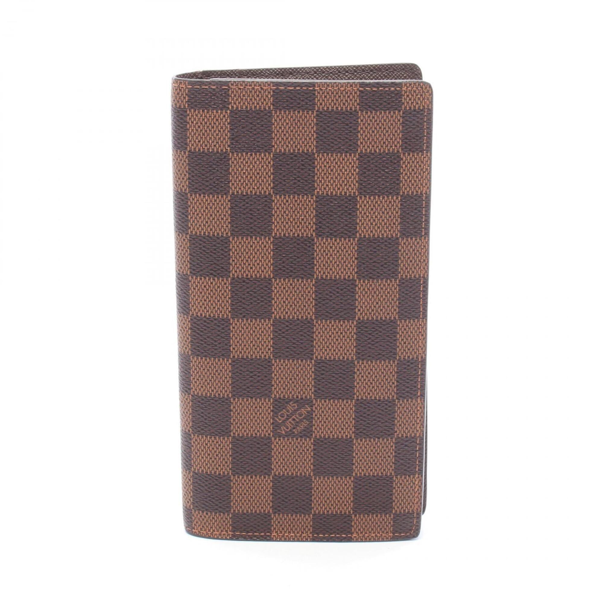 Louis Vuitton Brown Pvc Long Wallet (Bi-Fold) (Pre-Owned)