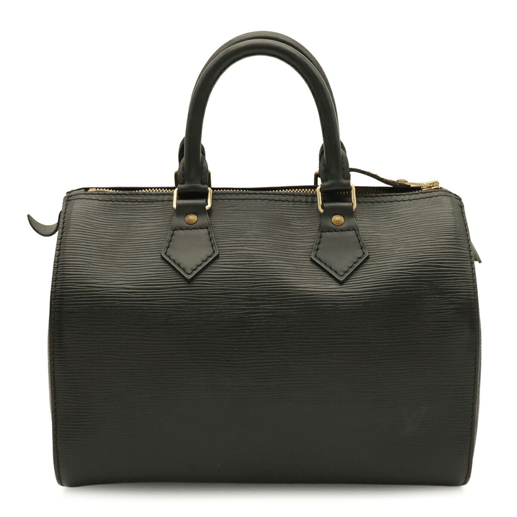 Louis Vuitton Black Galle Noir Epi Leather Boston Bag Handbag (Pre-Owned)
