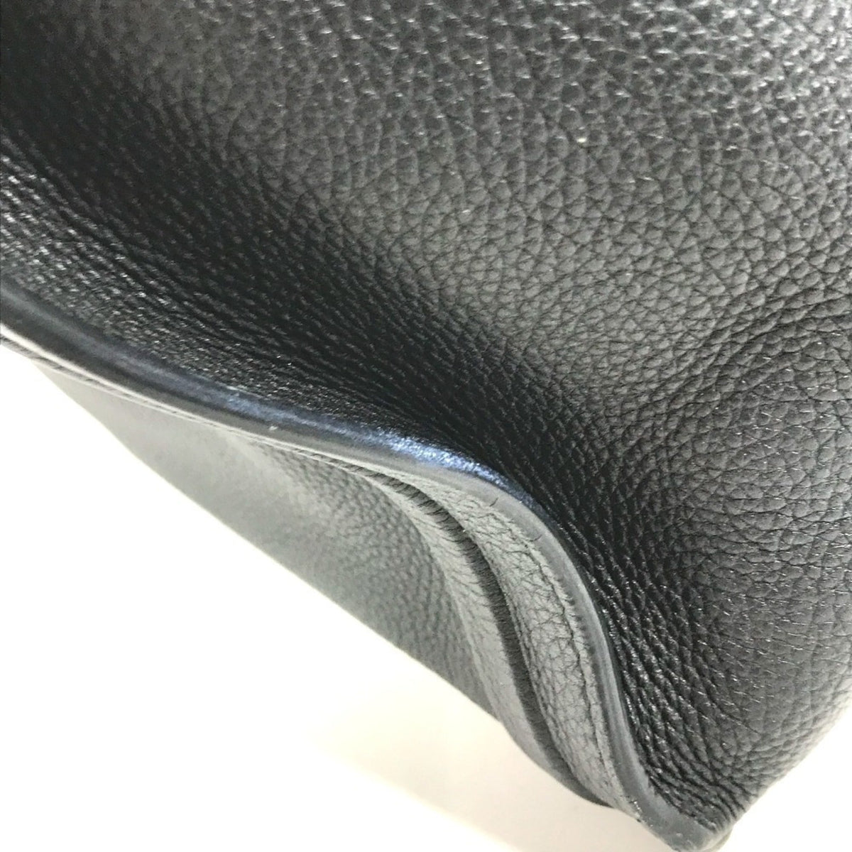 Bvlgari Black Leather Shoulder Bag Tote Bag (Pre-Owned)