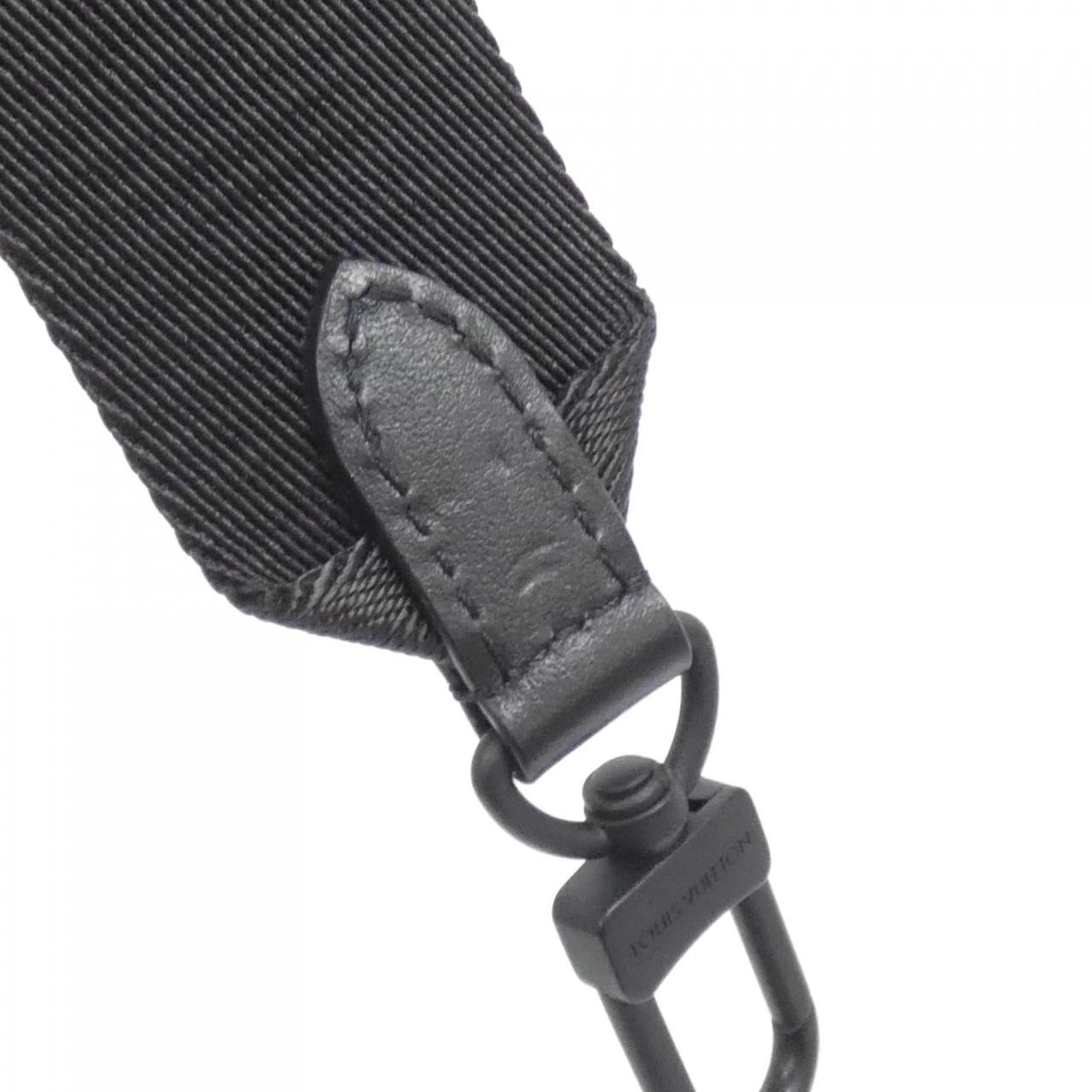 Louis Vuitton Black Leather Shoulder Bag (Pre-Owned)
