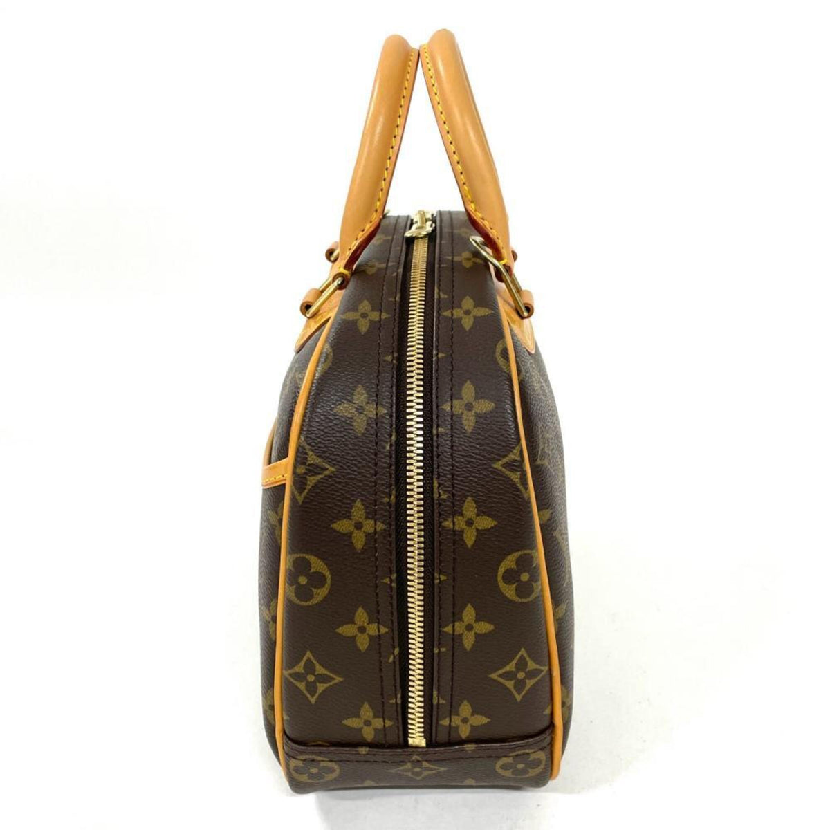 Louis Vuitton Brown Monogram Canvas Handbag (Pre-Owned)