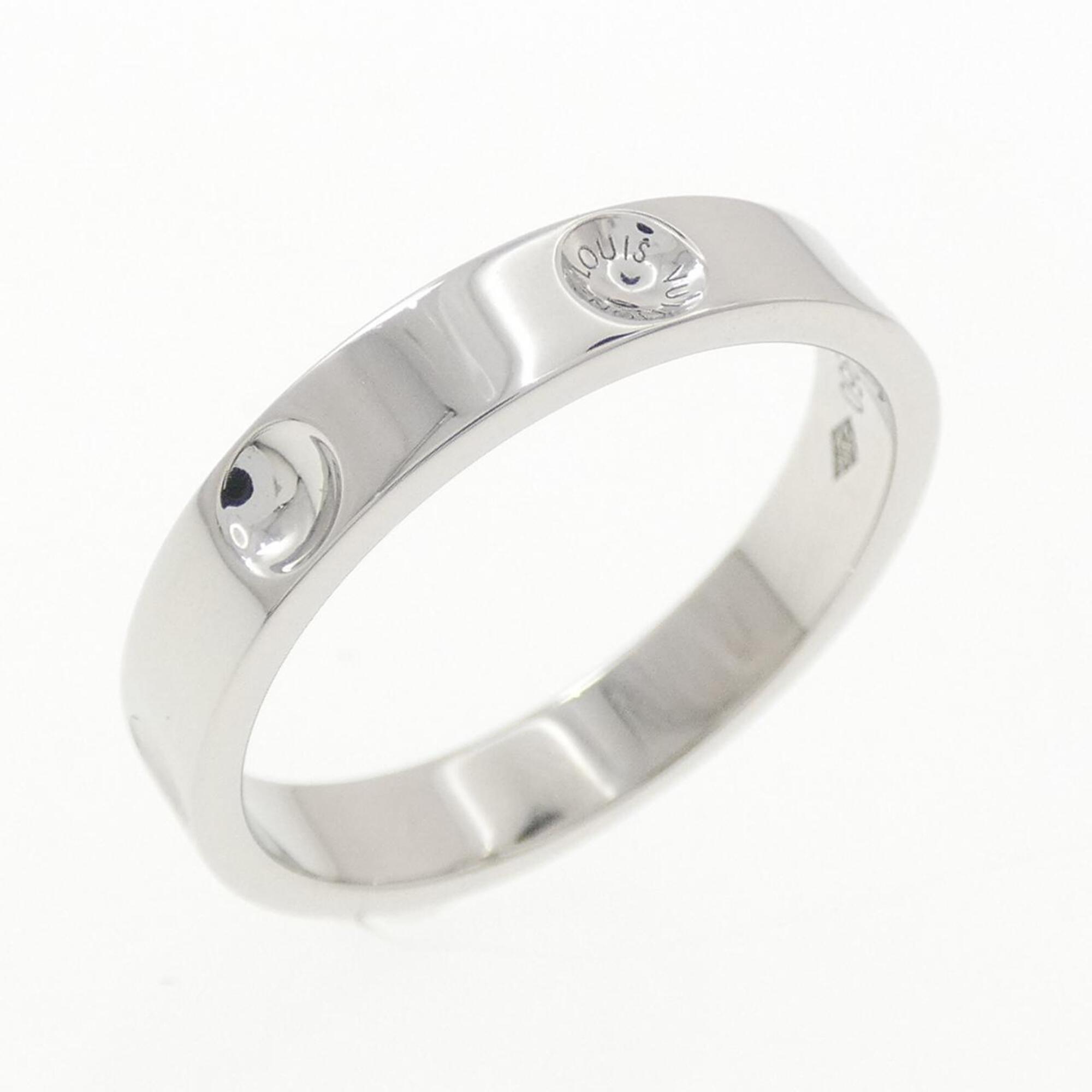 Louis Vuitton Platinum Platinum 950 Band Ring (Pre-Owned)